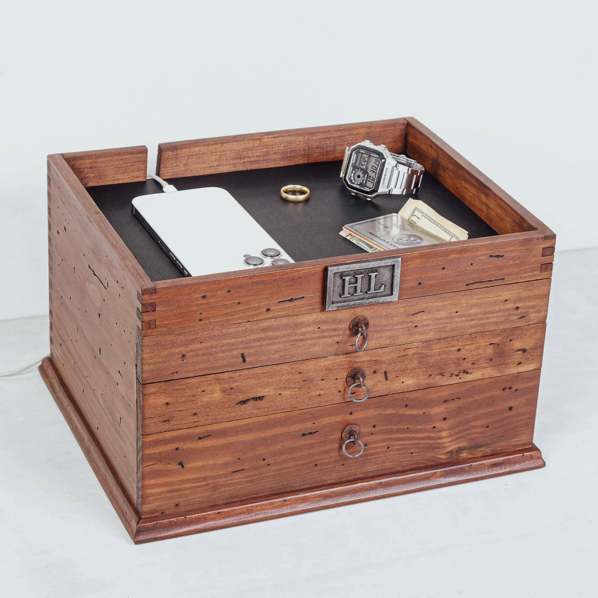 Charging Station Box for 8 Watches