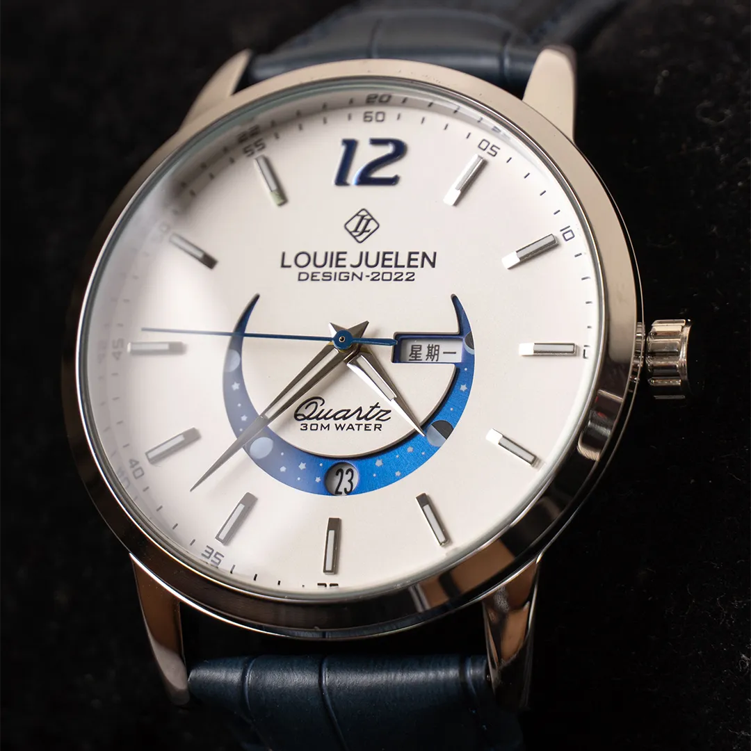 Chic Moonphase Timepiece