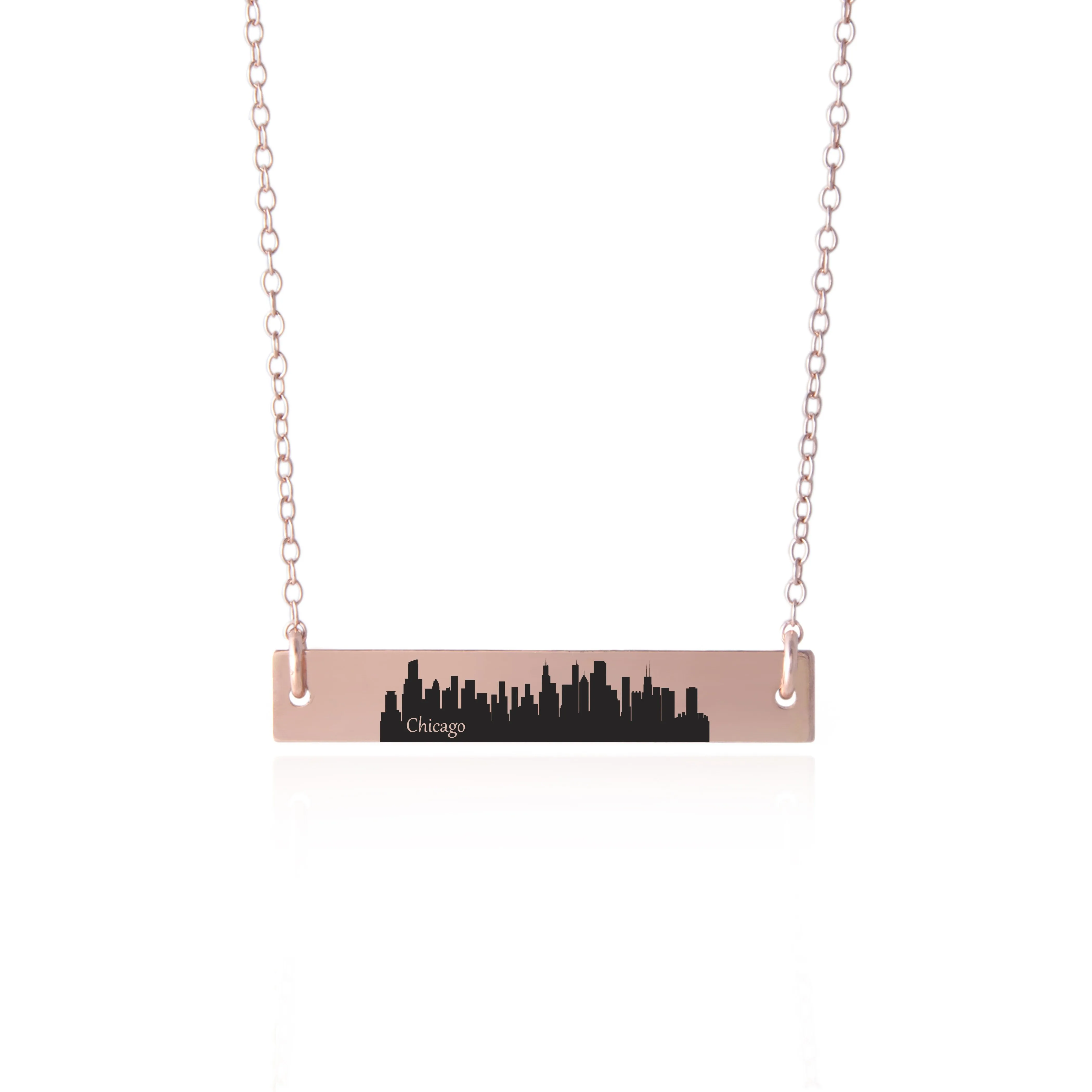 Chicago Necklace - Chicago Skyline Jewelry