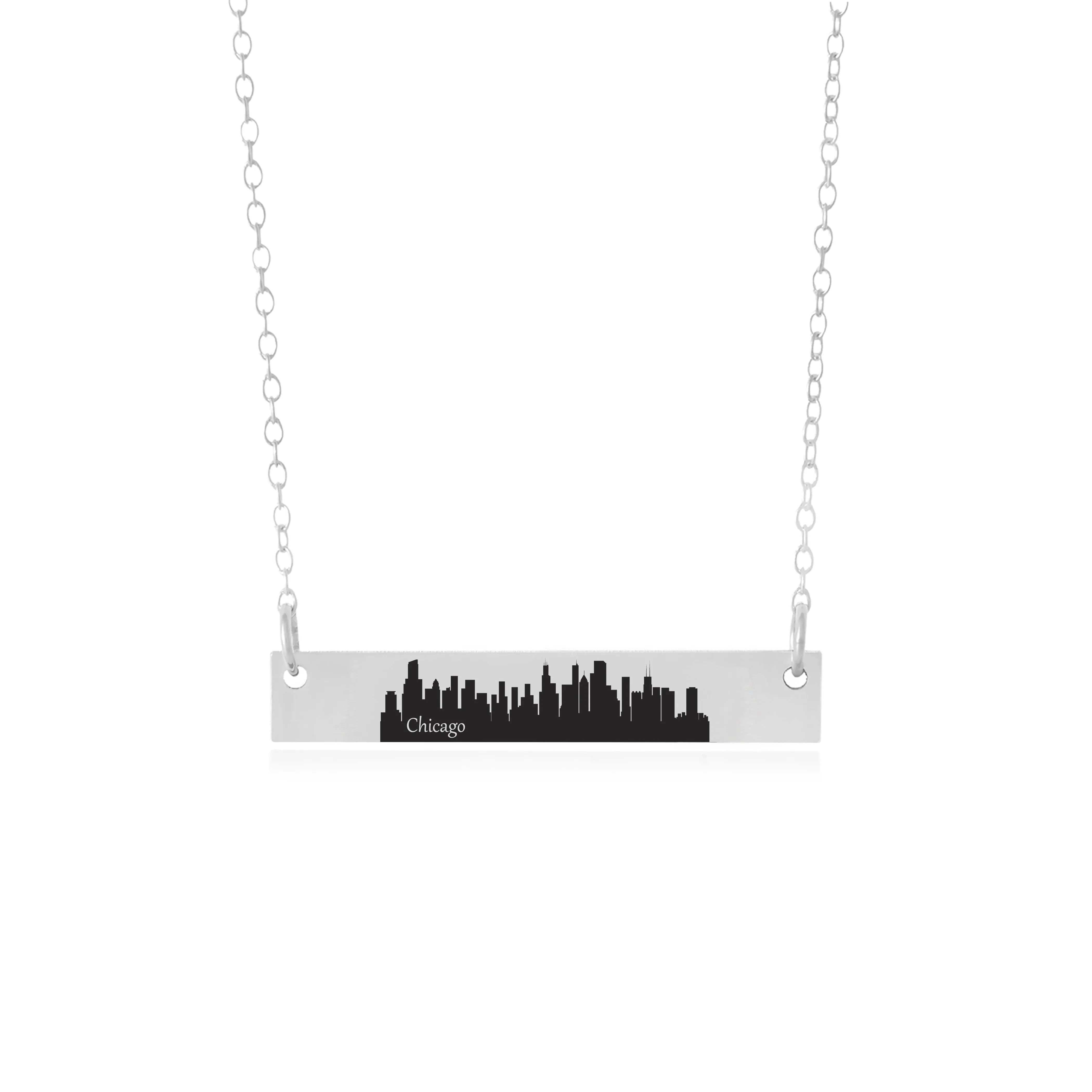 Chicago Necklace - Chicago Skyline Jewelry
