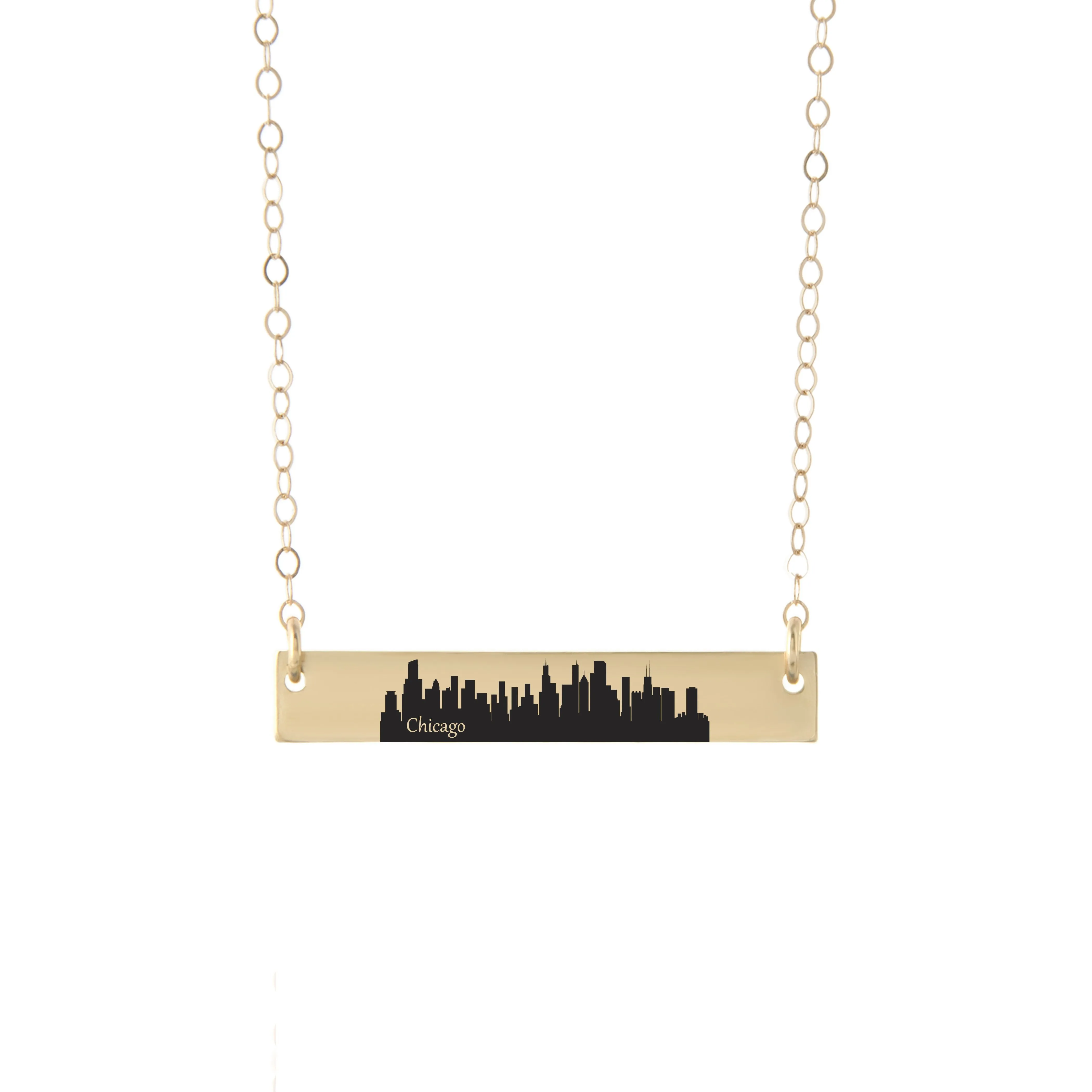 Chicago Necklace - Chicago Skyline Jewelry