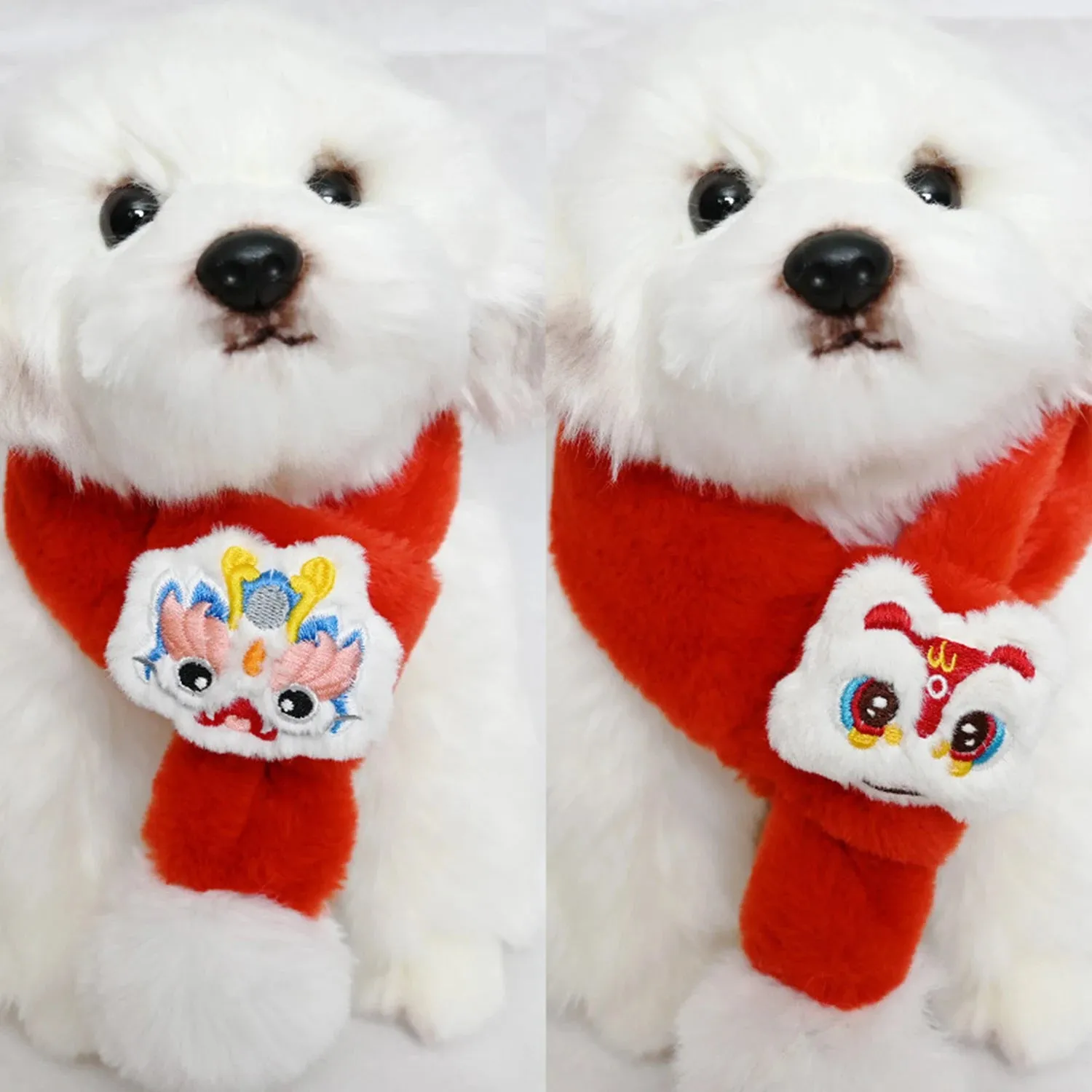 Chinese Style Cartoon Plush Dragon Brooches For Women Men 2024 New Year Zodiac Dragon Animal Brooch Pin Jewelry Coat Accessories