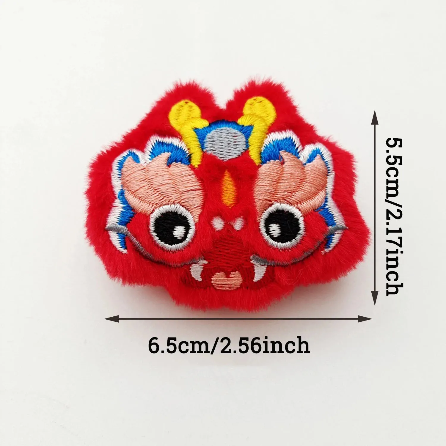 Chinese Style Cartoon Plush Dragon Brooches For Women Men 2024 New Year Zodiac Dragon Animal Brooch Pin Jewelry Coat Accessories
