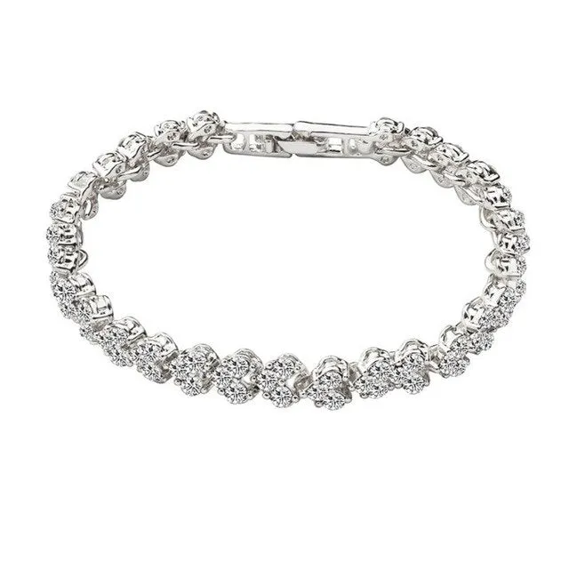 Classic cubic zirconia crystal ladies jewelry for mothers