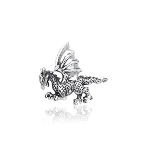 Clawing Dragon Silver Tie Tac TTT008