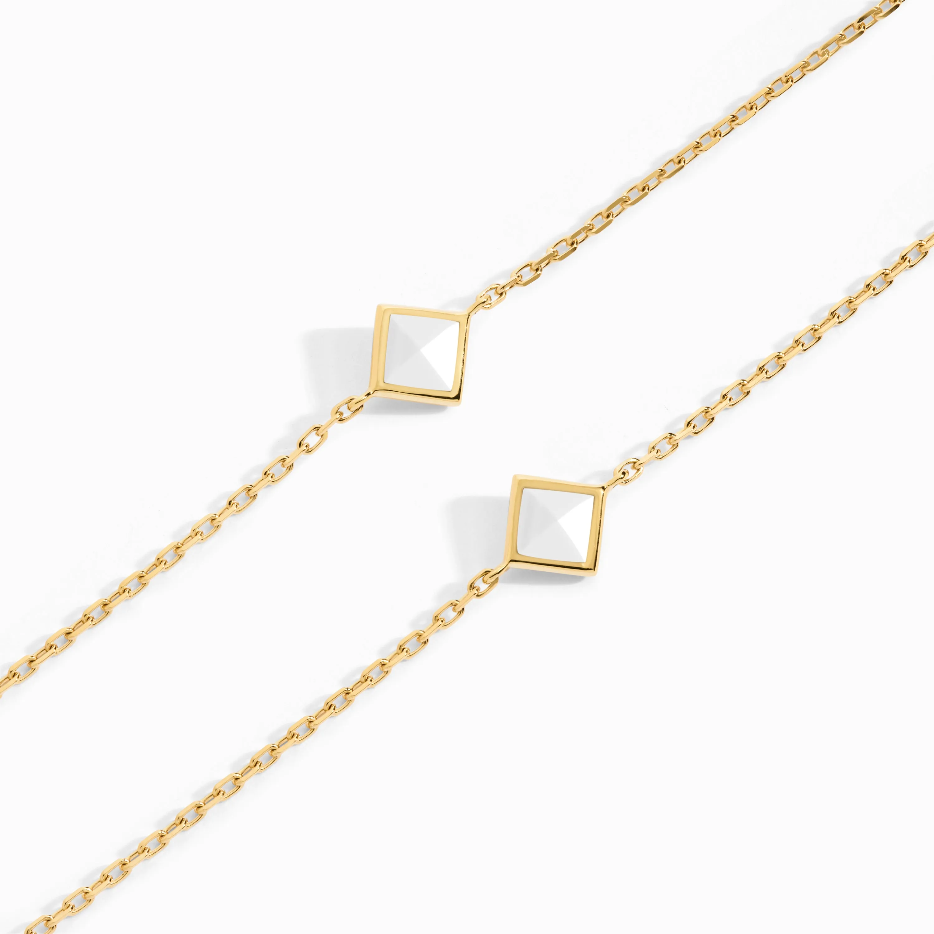 Cleo Pyramid Chain Necklace
