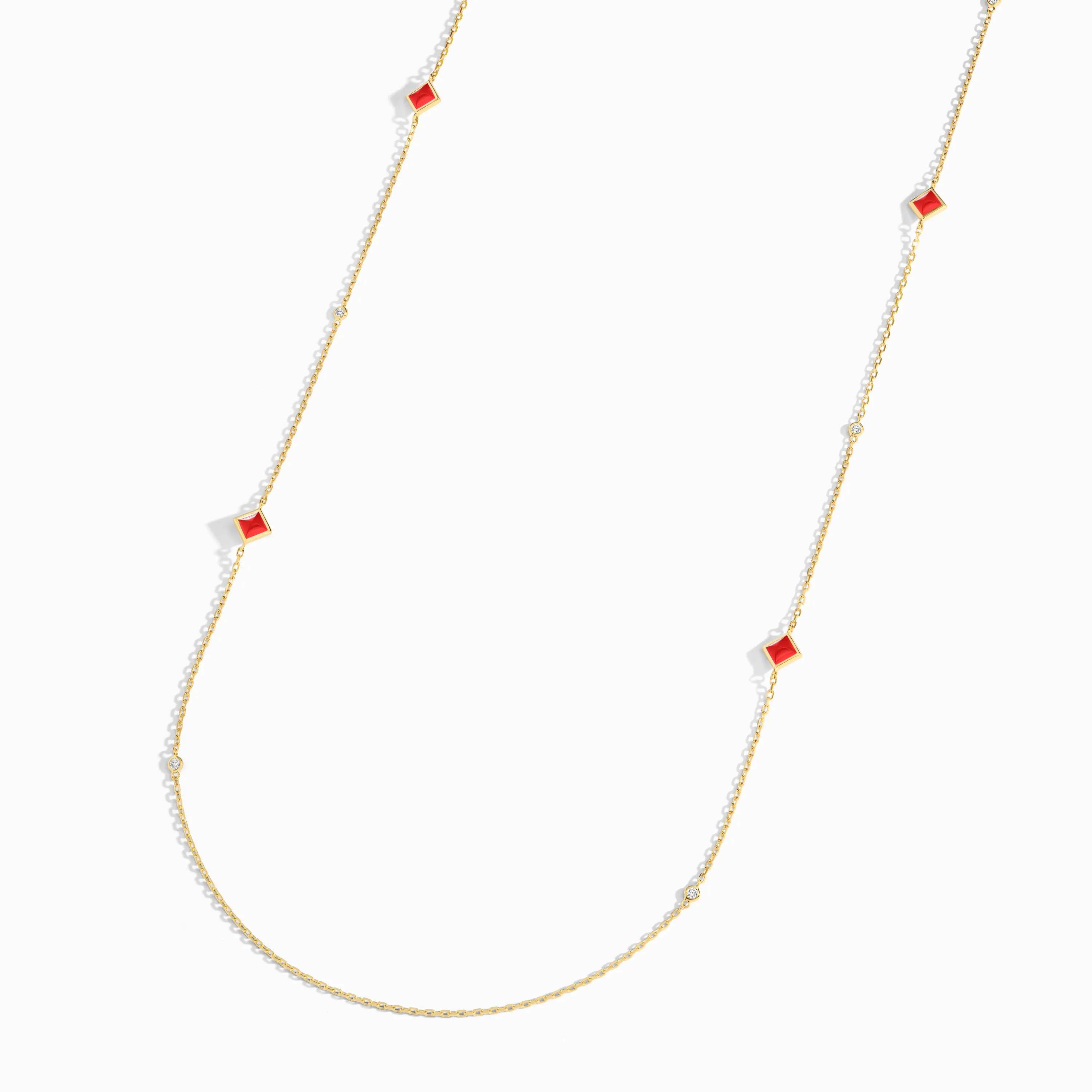 Cleo Pyramid Chain Necklace