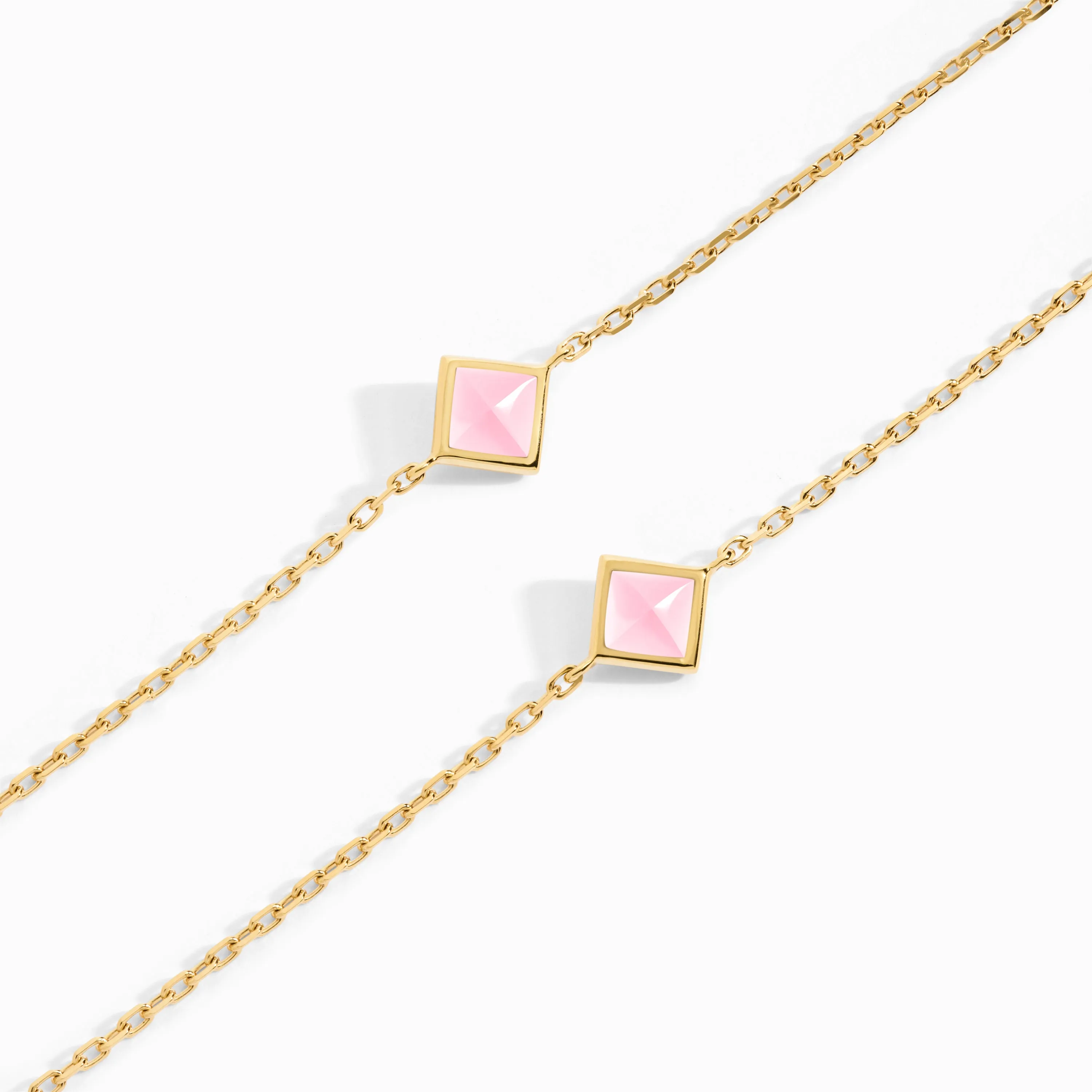 Cleo Pyramid Chain Necklace