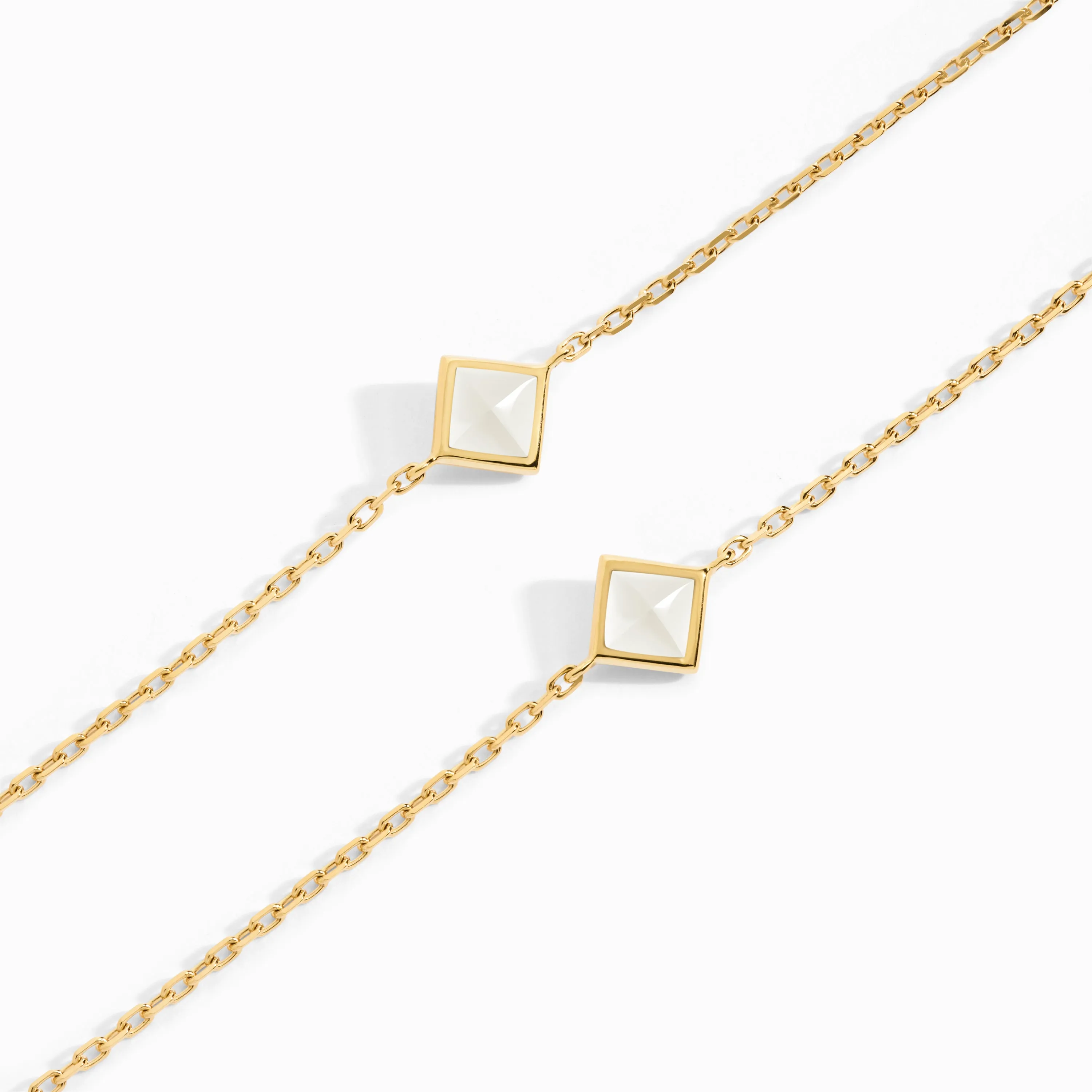 Cleo Pyramid Chain Necklace
