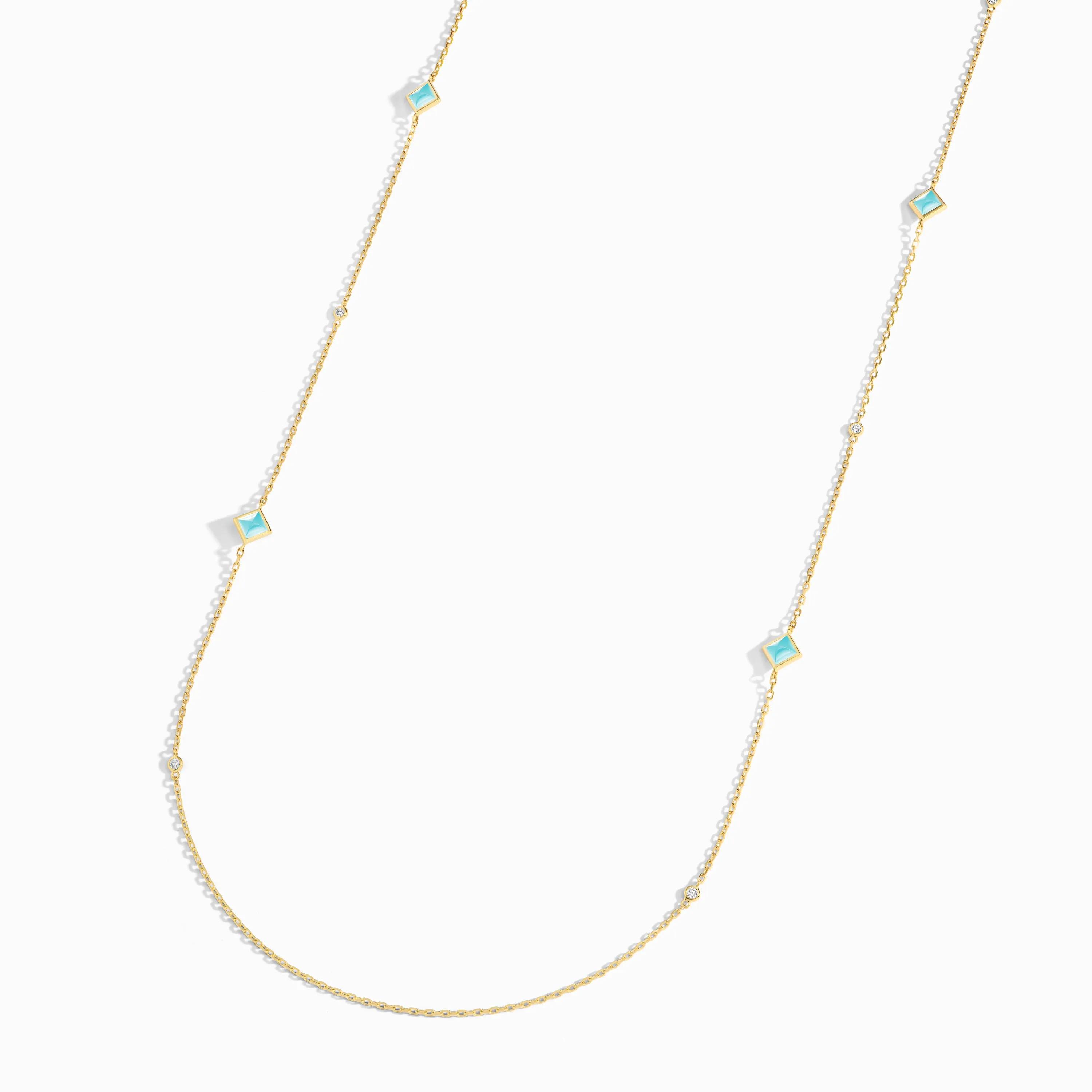 Cleo Pyramid Chain Necklace