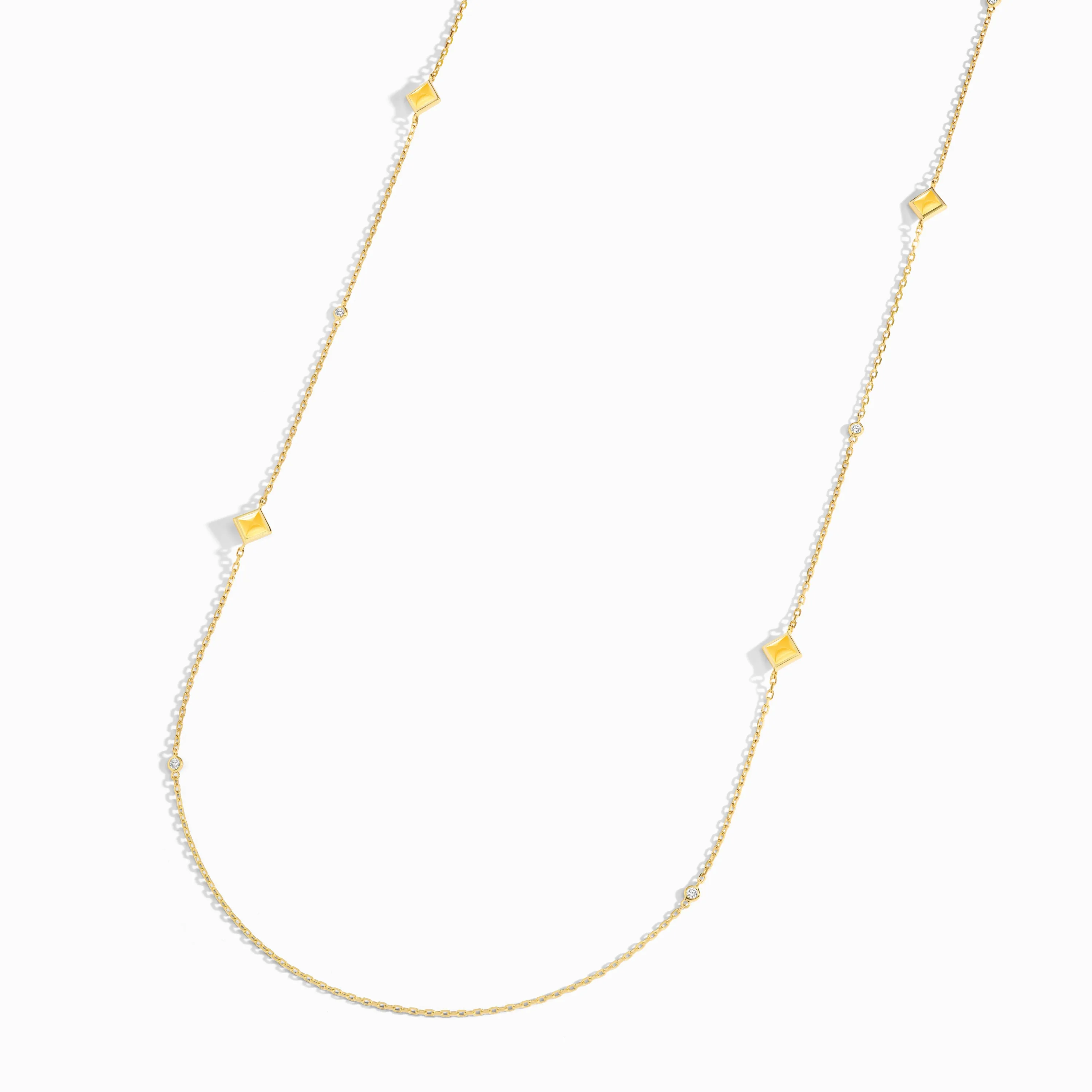 Cleo Pyramid Chain Necklace