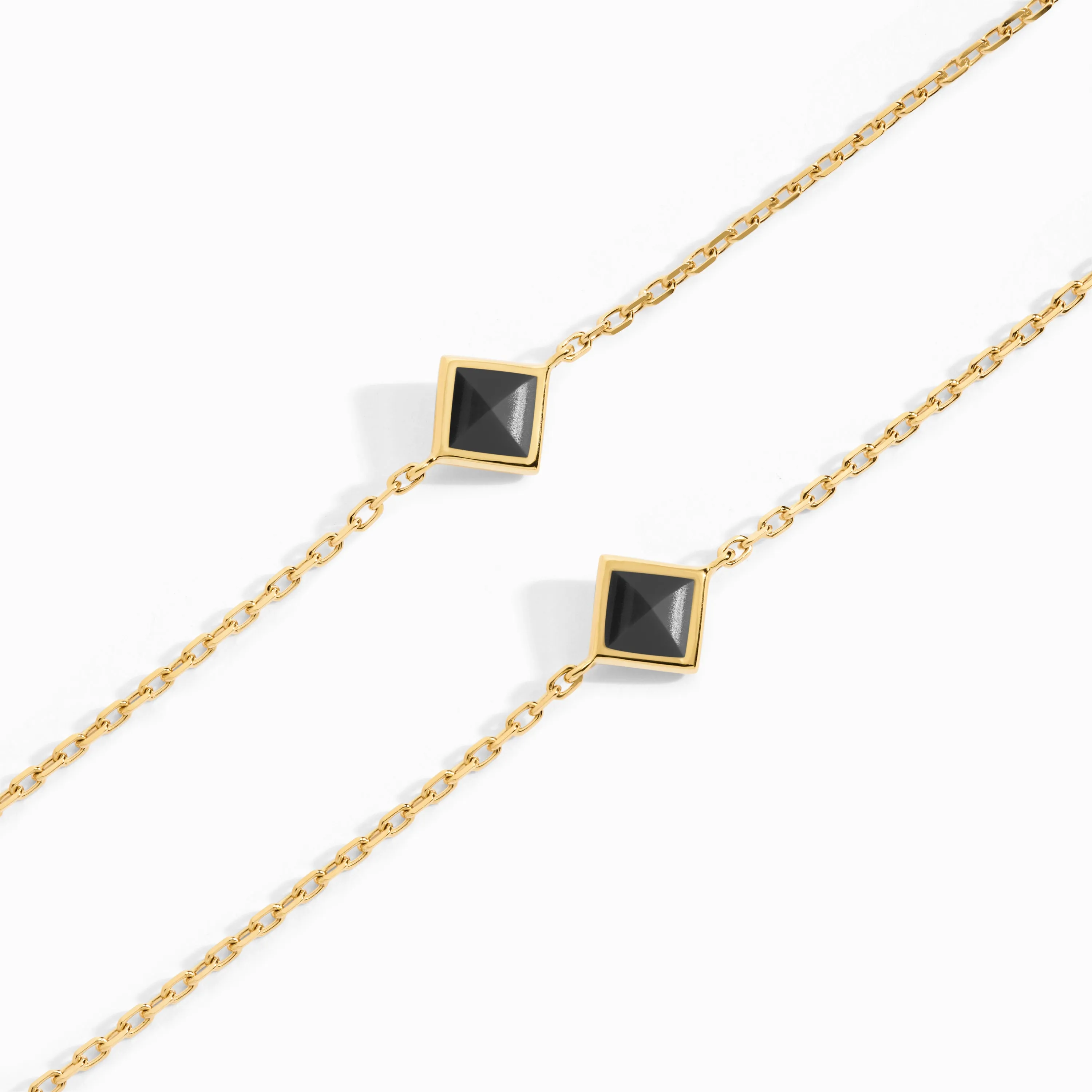 Cleo Pyramid Chain Necklace