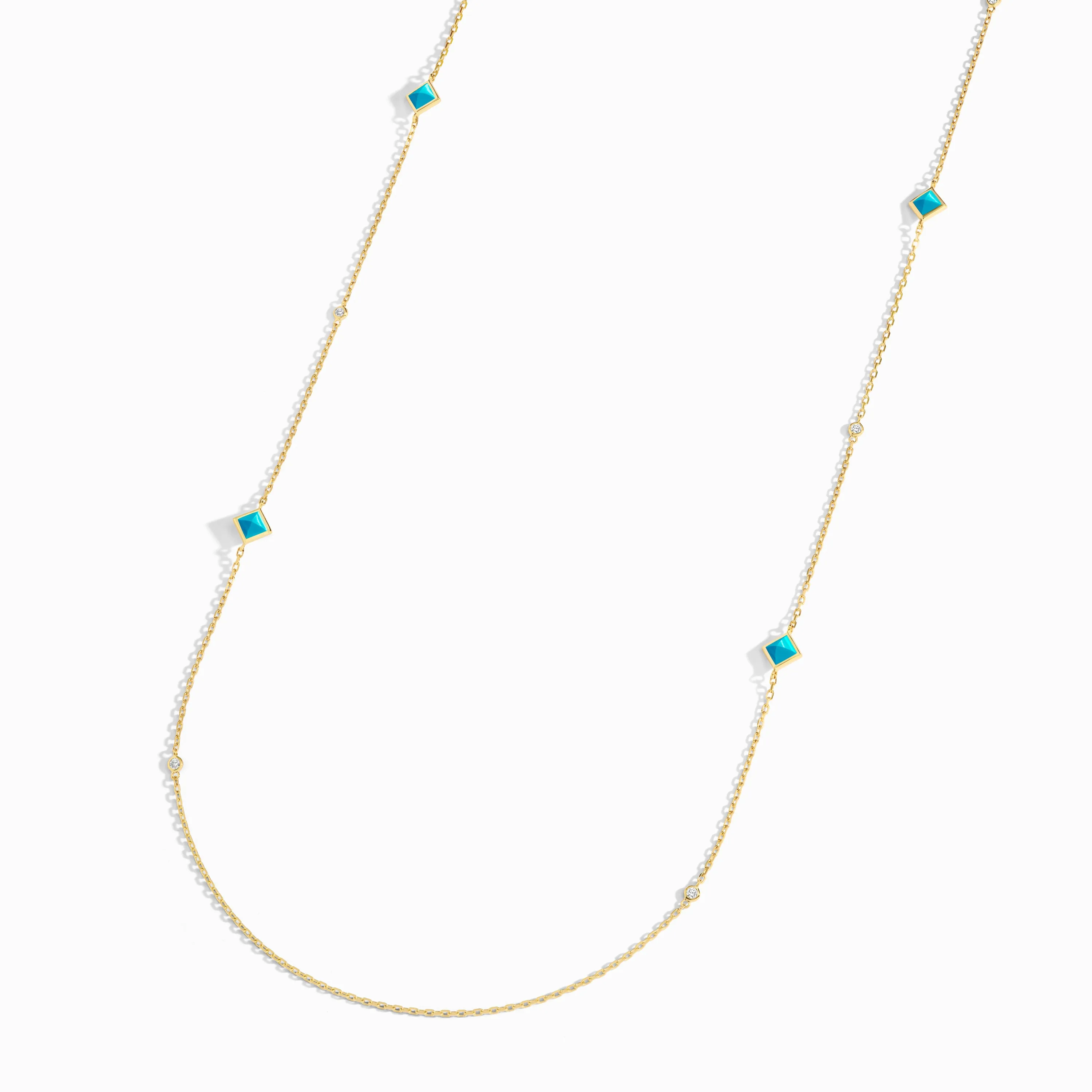 Cleo Pyramid Chain Necklace
