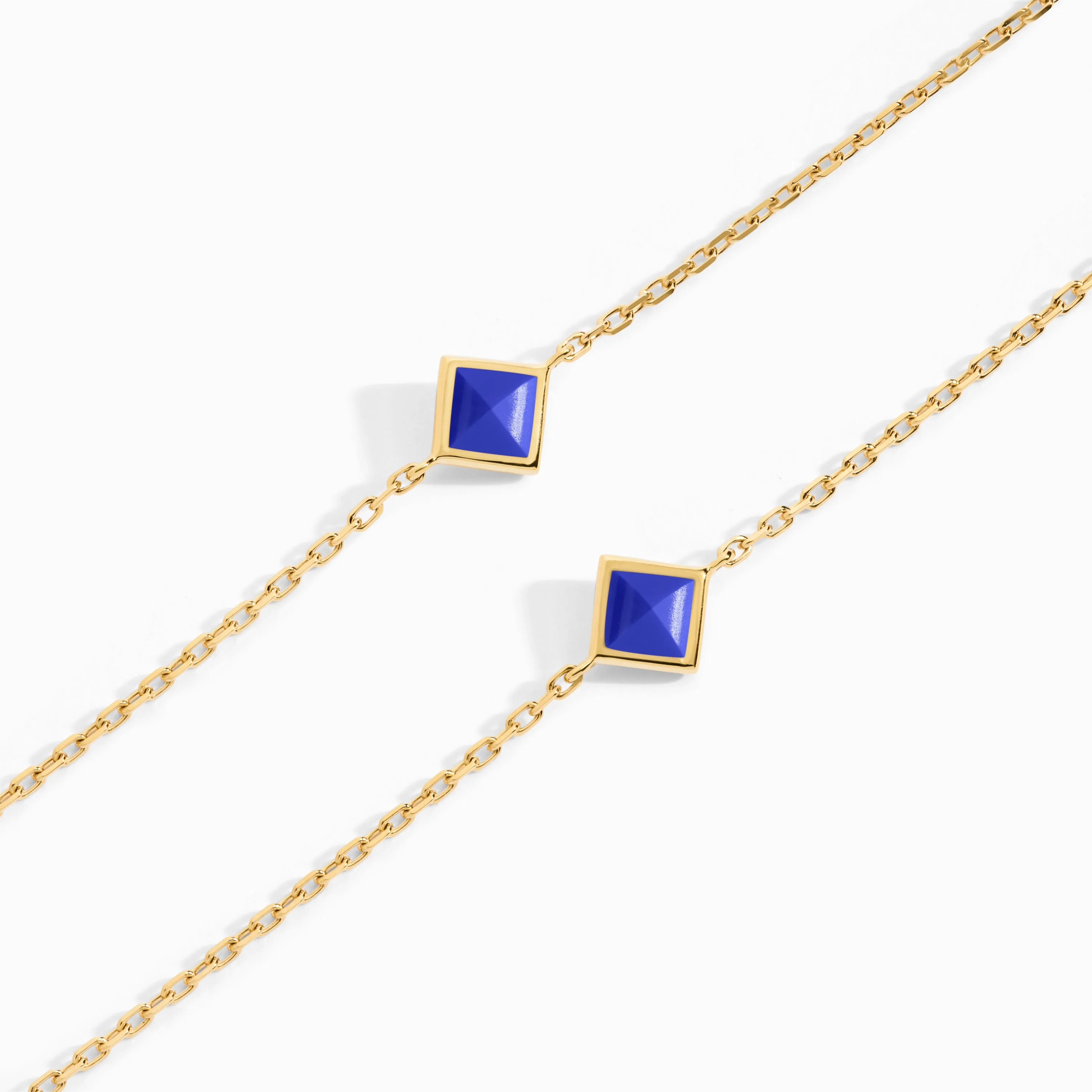 Cleo Pyramid Chain Necklace