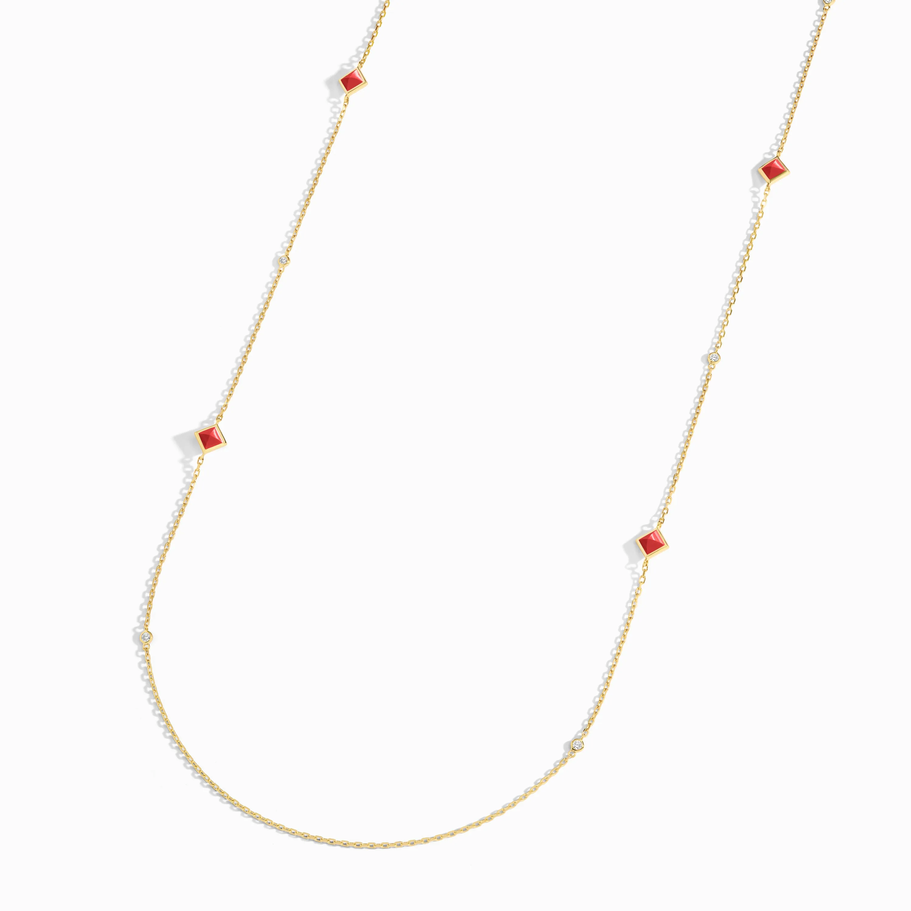 Cleo Pyramid Chain Necklace
