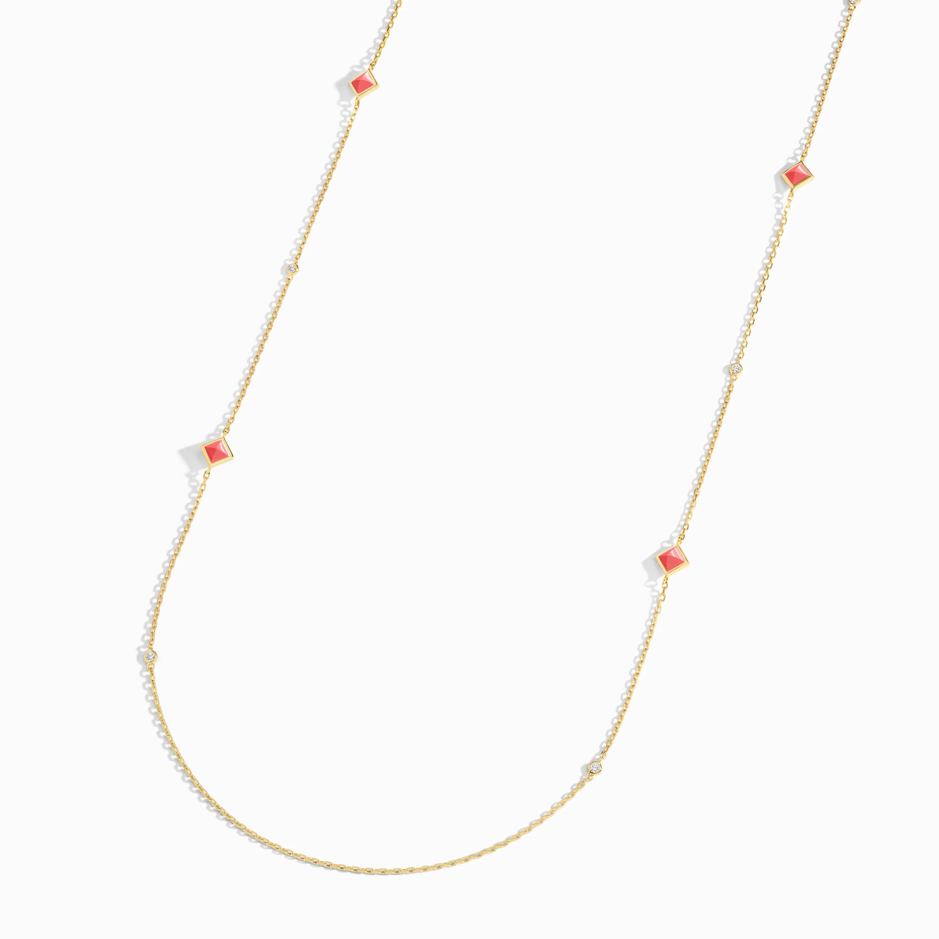 Cleo Pyramid Chain Necklace
