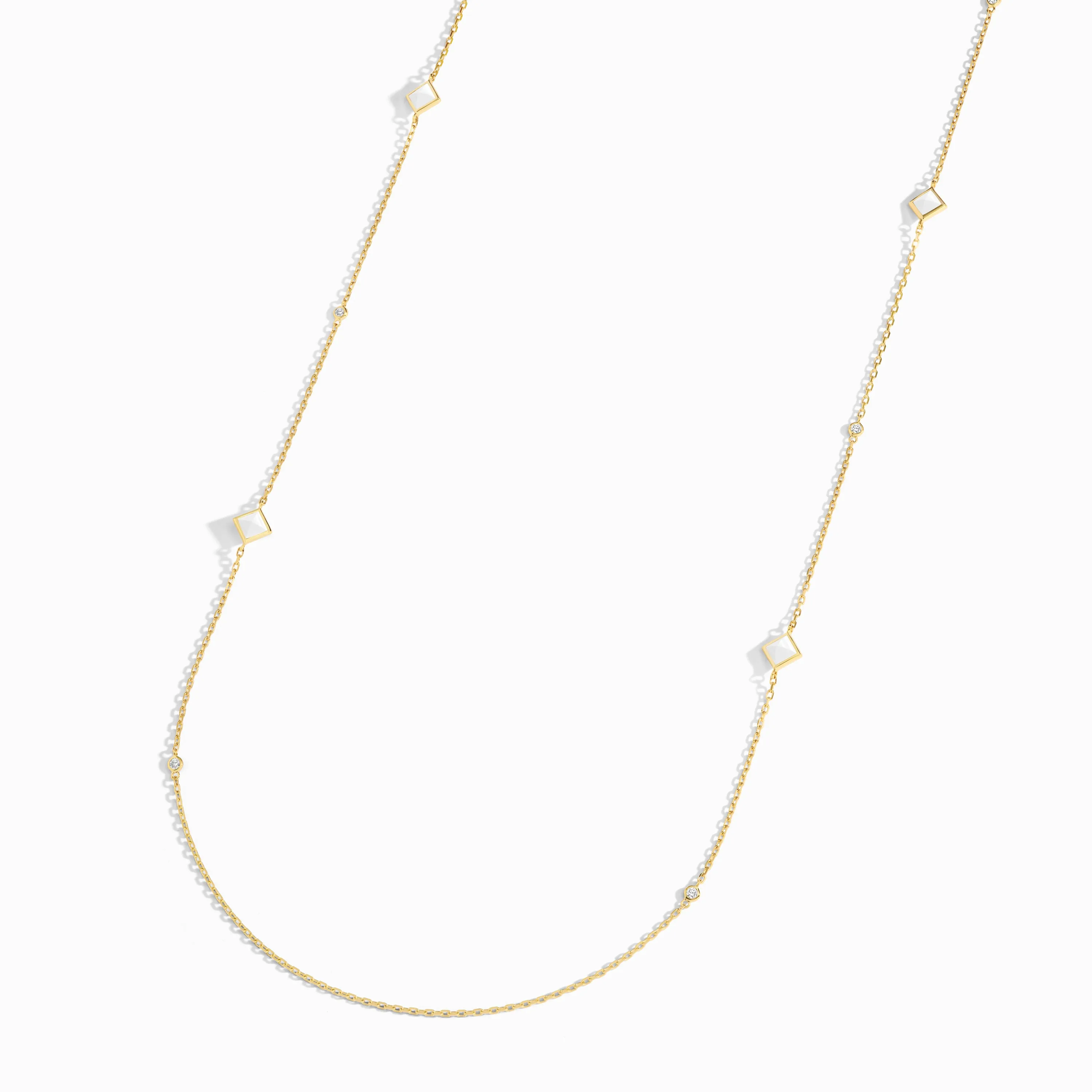 Cleo Pyramid Chain Necklace
