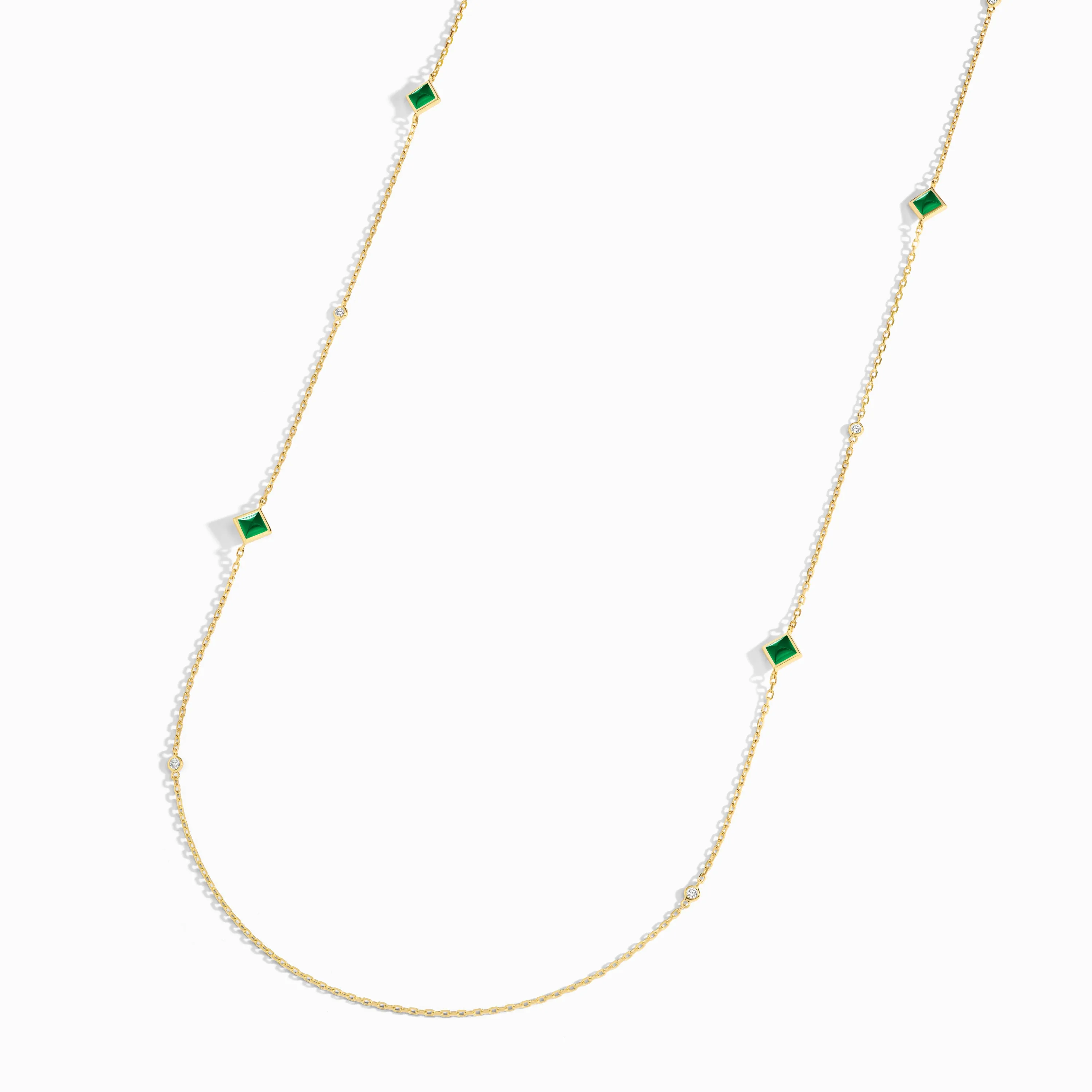 Cleo Pyramid Chain Necklace