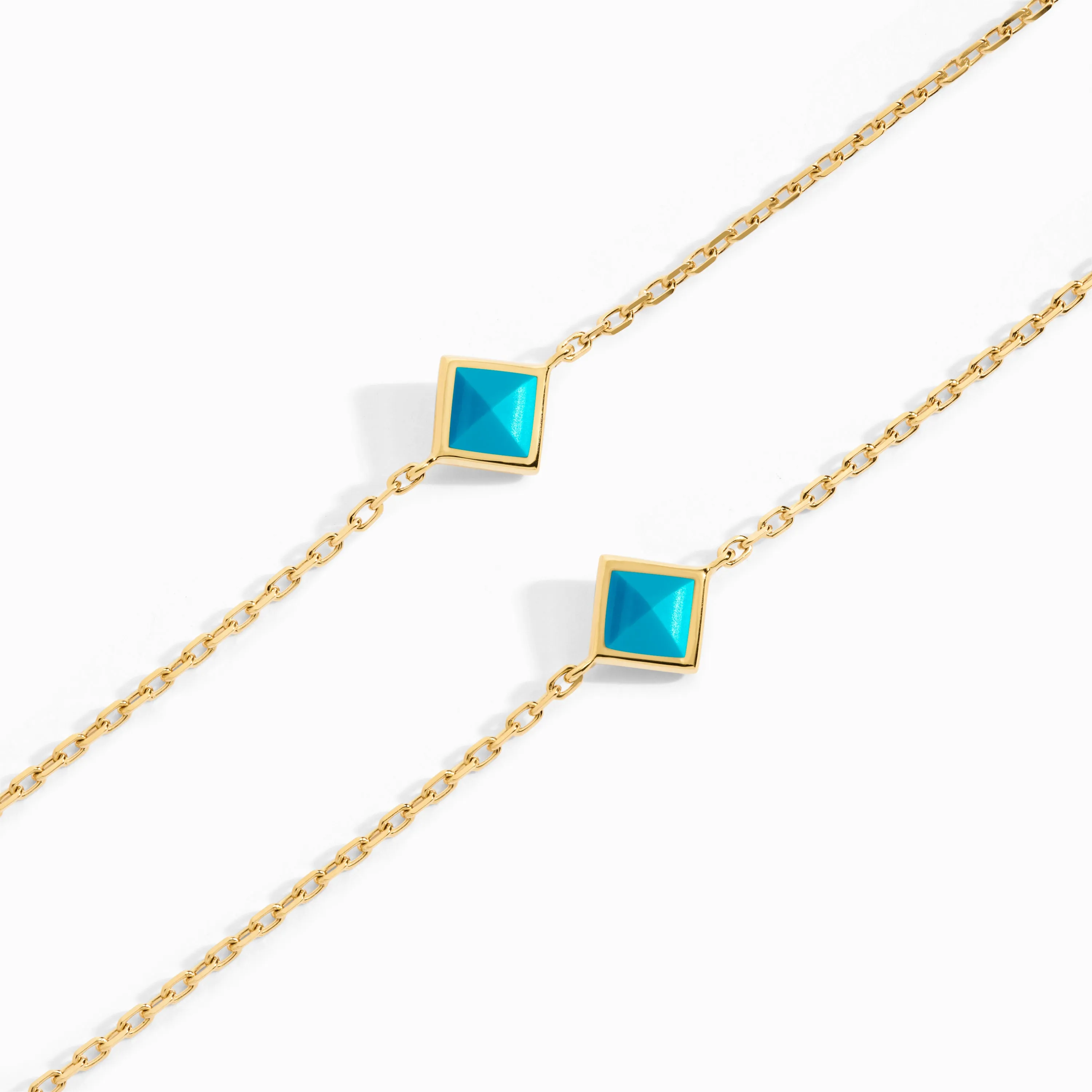 Cleo Pyramid Chain Necklace
