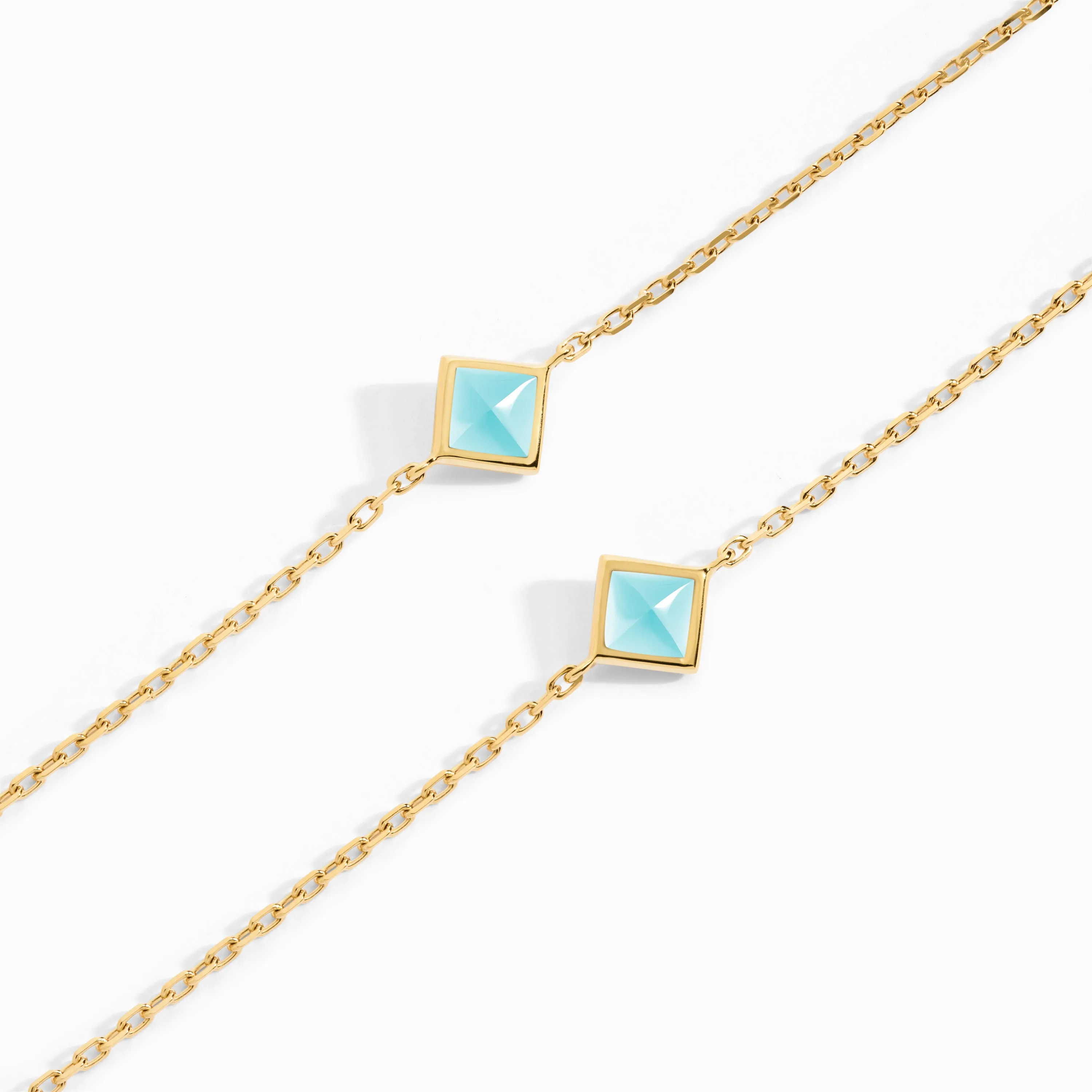 Cleo Pyramid Chain Necklace