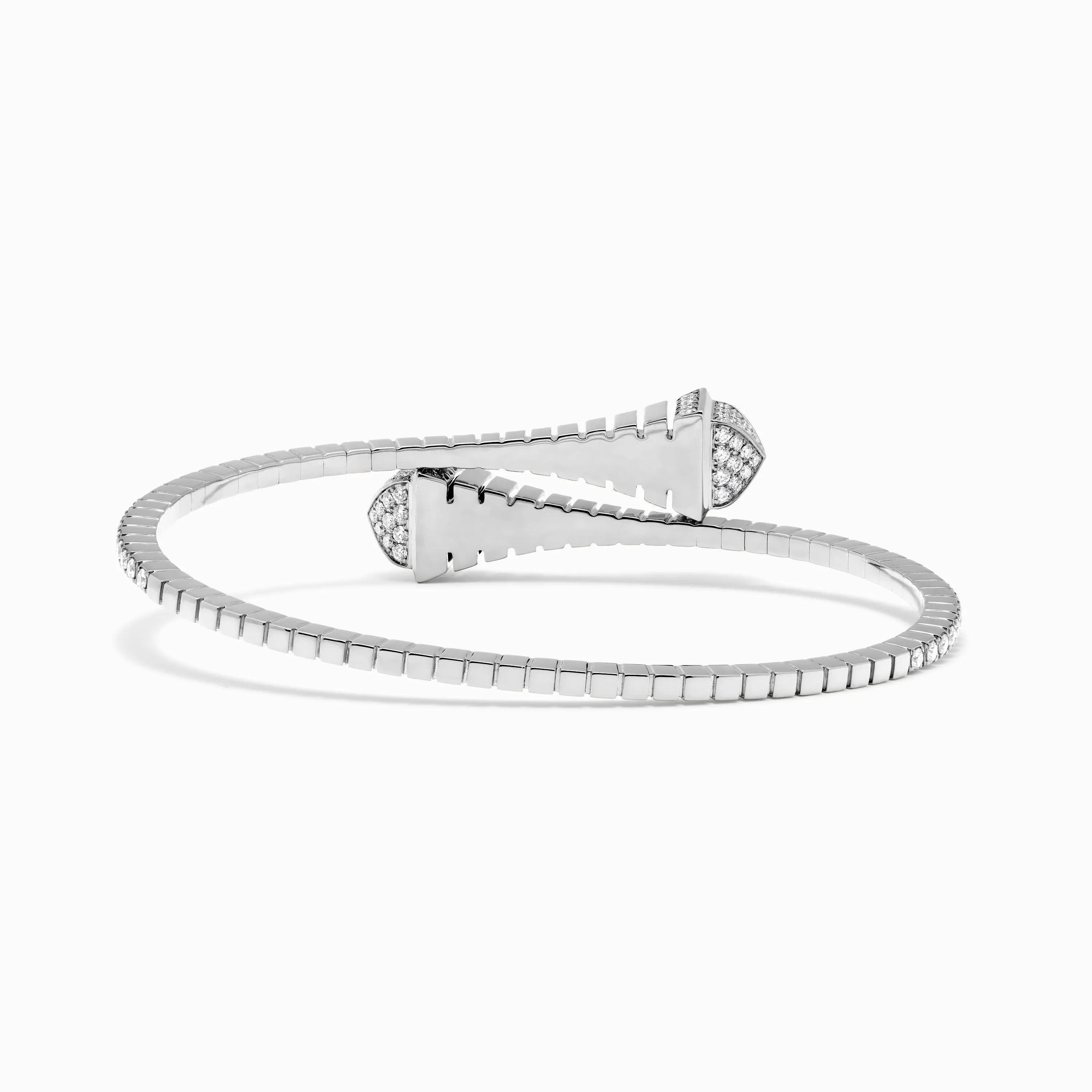 Cleo Rev Full Diamond Slim Slip-On Bracelet
