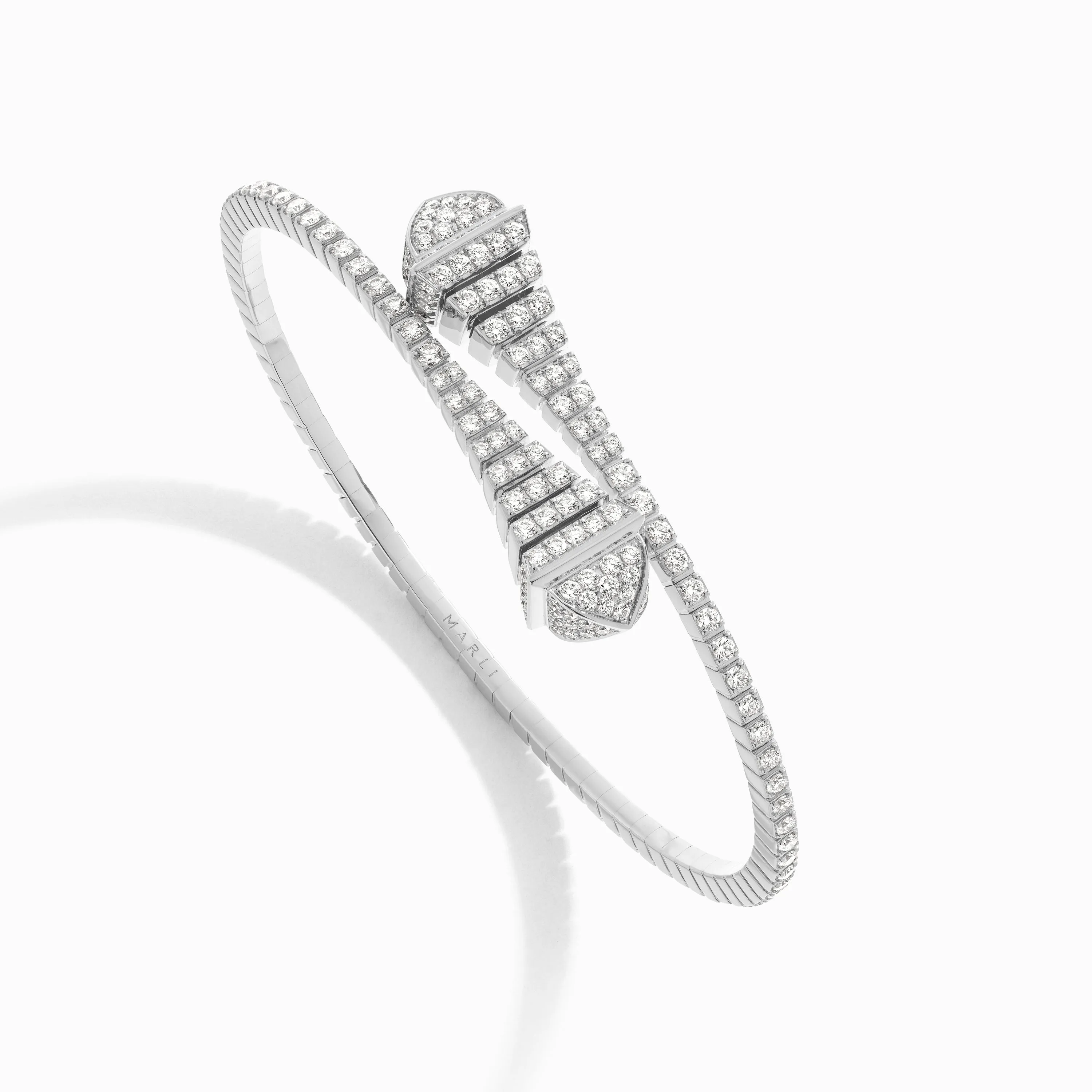 Cleo Rev Full Diamond Slim Slip-On Bracelet