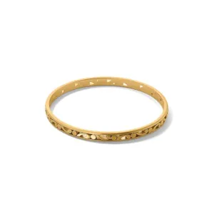Contempo Slim Bangle-Gold