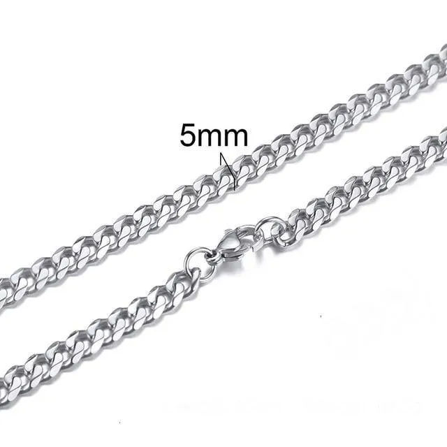 Cuban Link  Stainless Steel Necklace