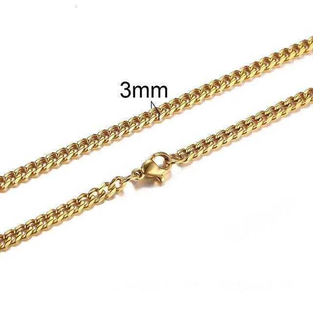 Cuban Link  Stainless Steel Necklace