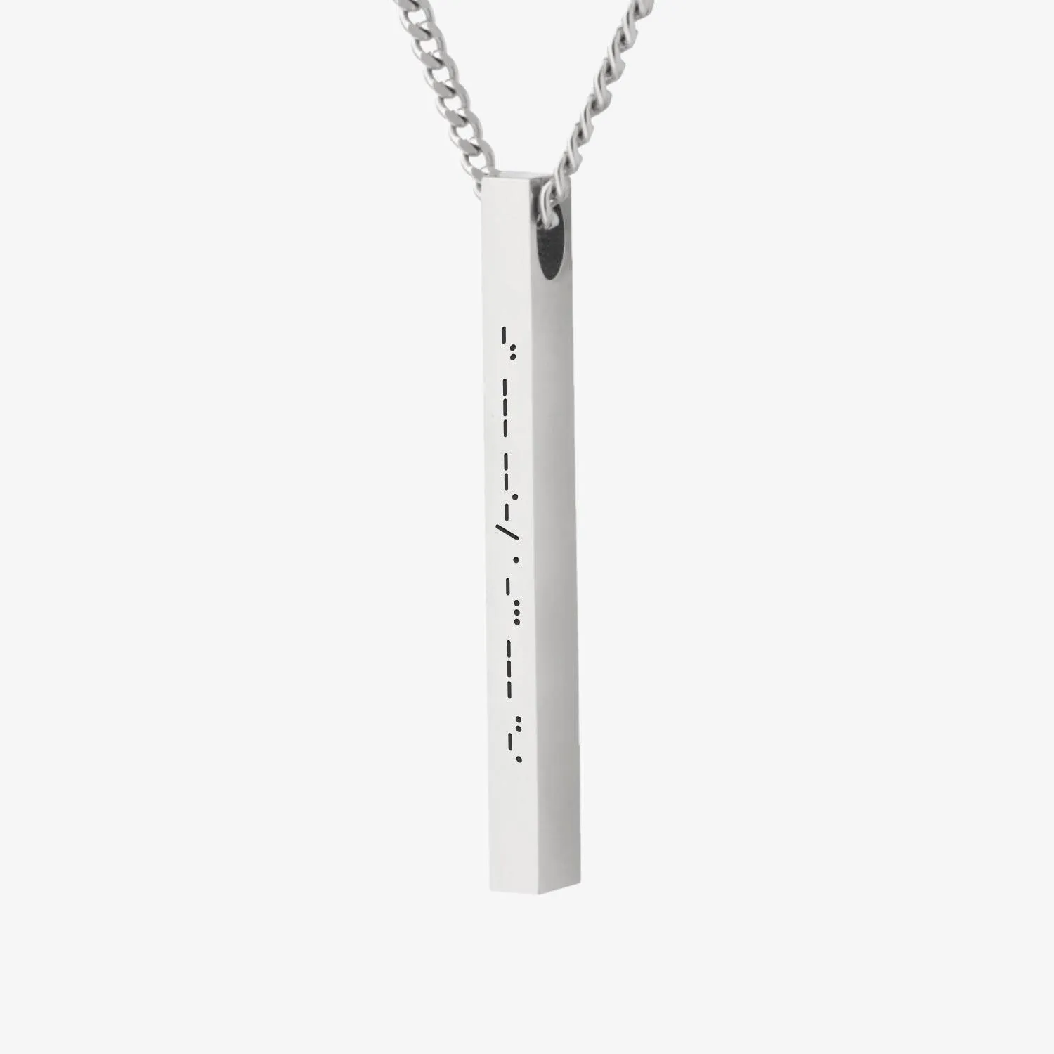 (CUSTOMCUFF)RED Bar Necklace