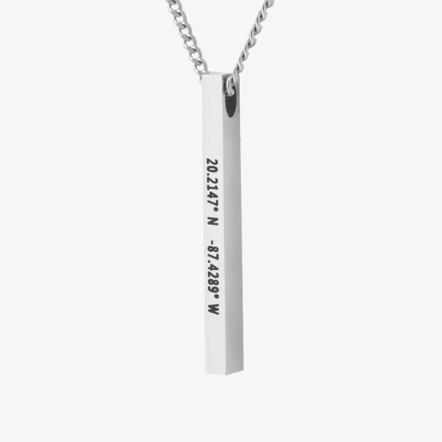 (CUSTOMCUFF)RED Bar Necklace