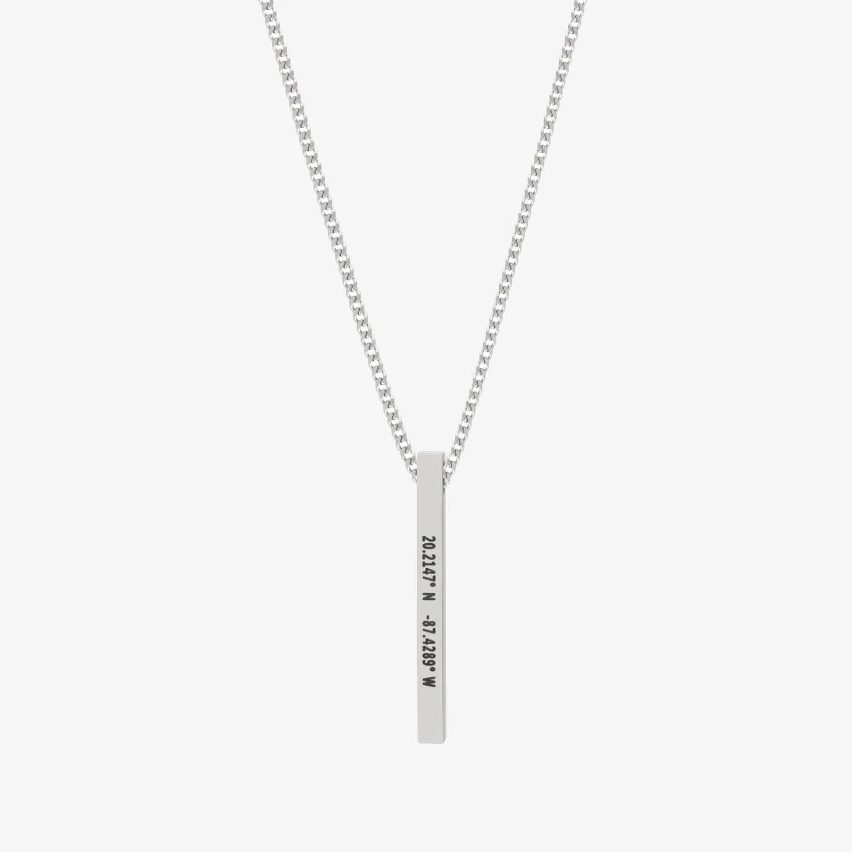 (CUSTOMCUFF)RED Bar Necklace
