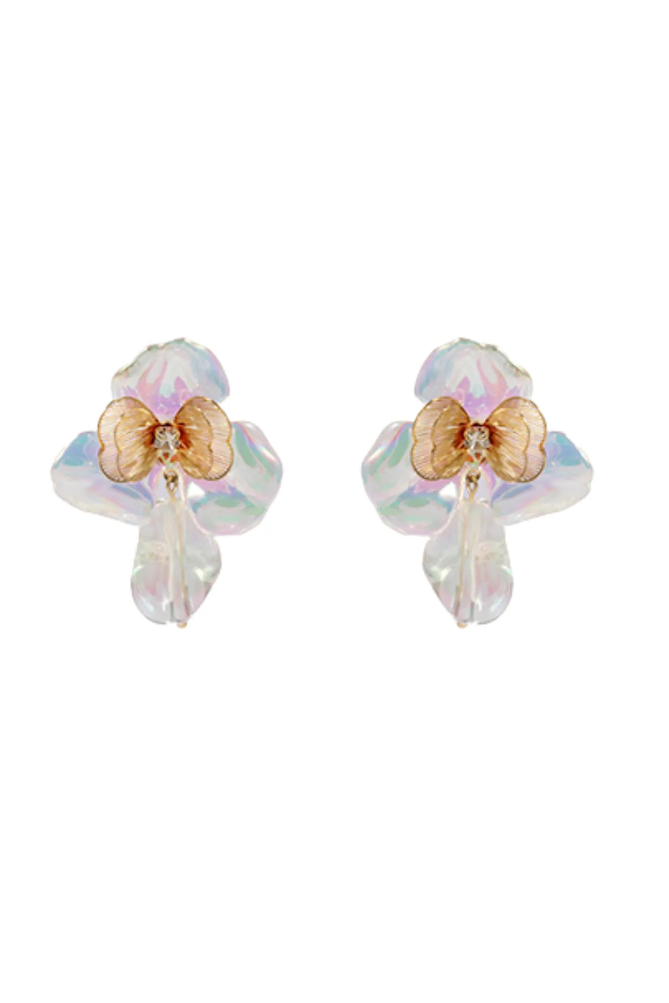 Dangle Acrylic Flower Earrings