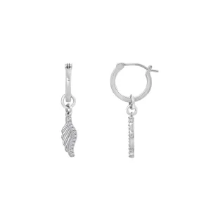 Dangle Huggie Hoop Earrings