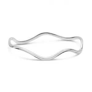 Daniel Bentley Ebb Tide Bangle Slim Wavy