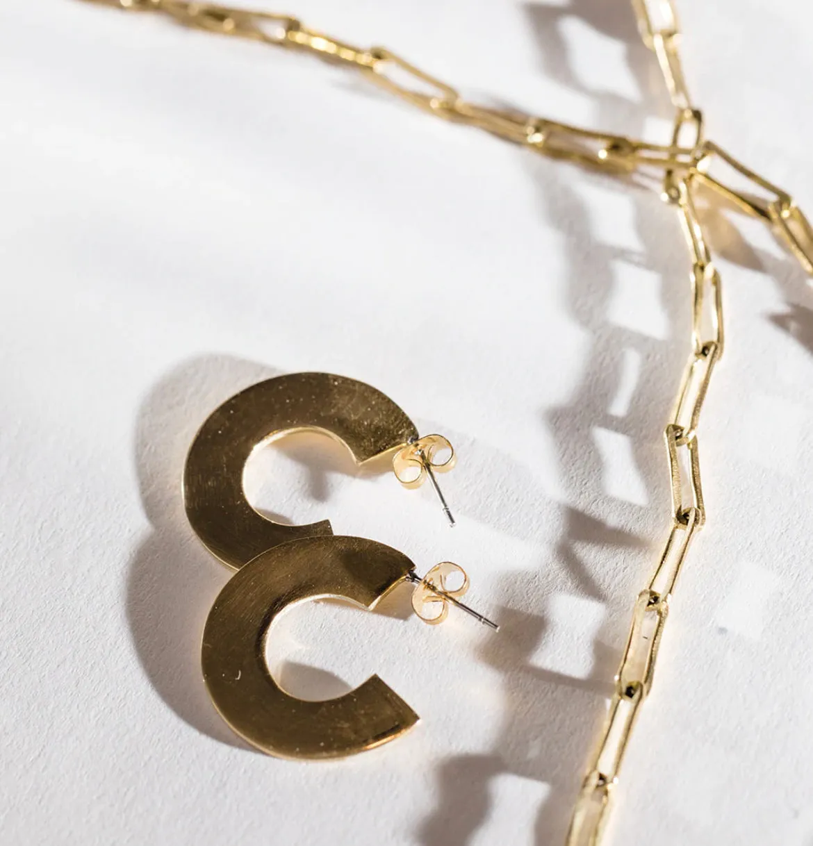 disc earrings