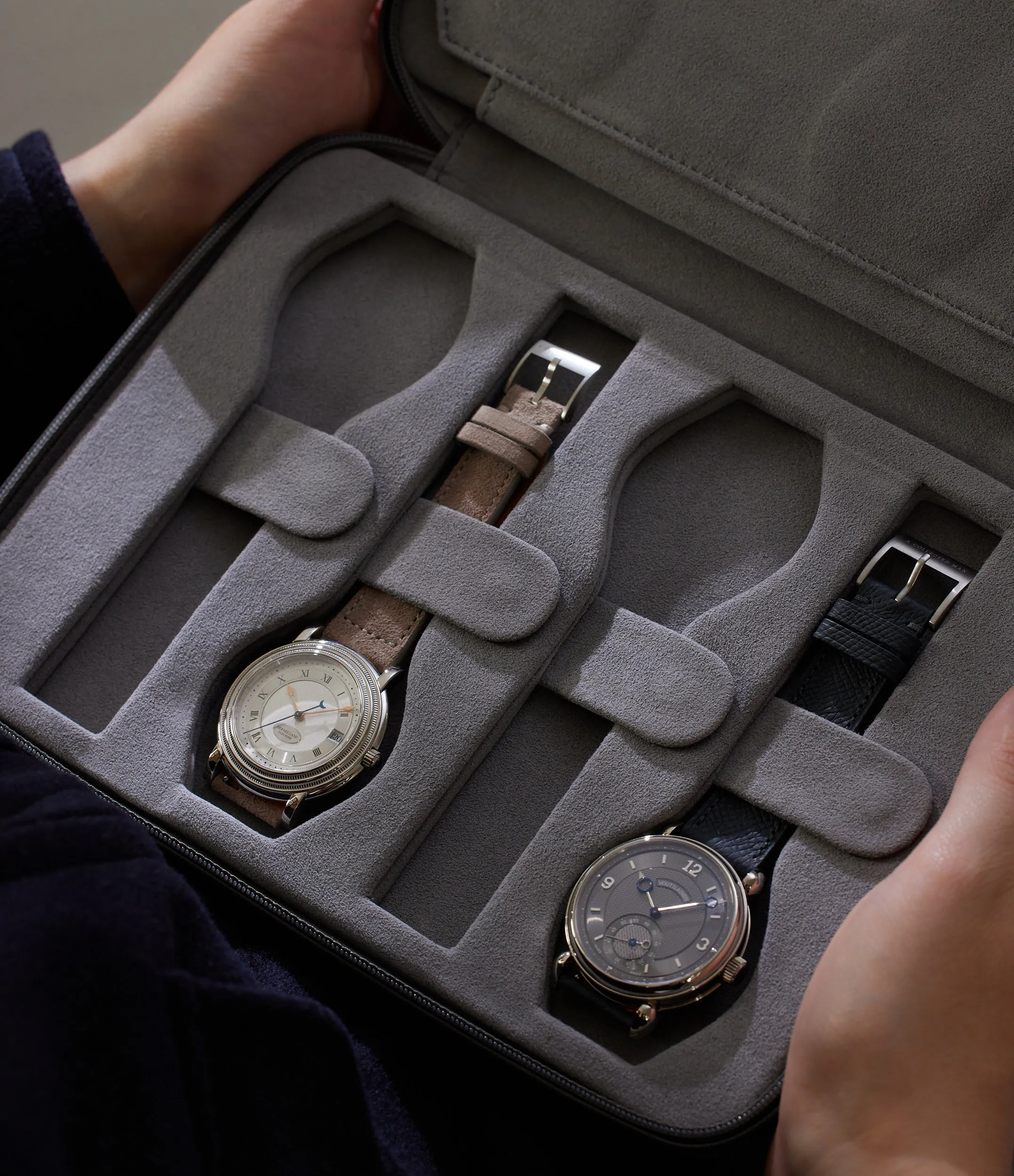 eight-watch folio, saffiano