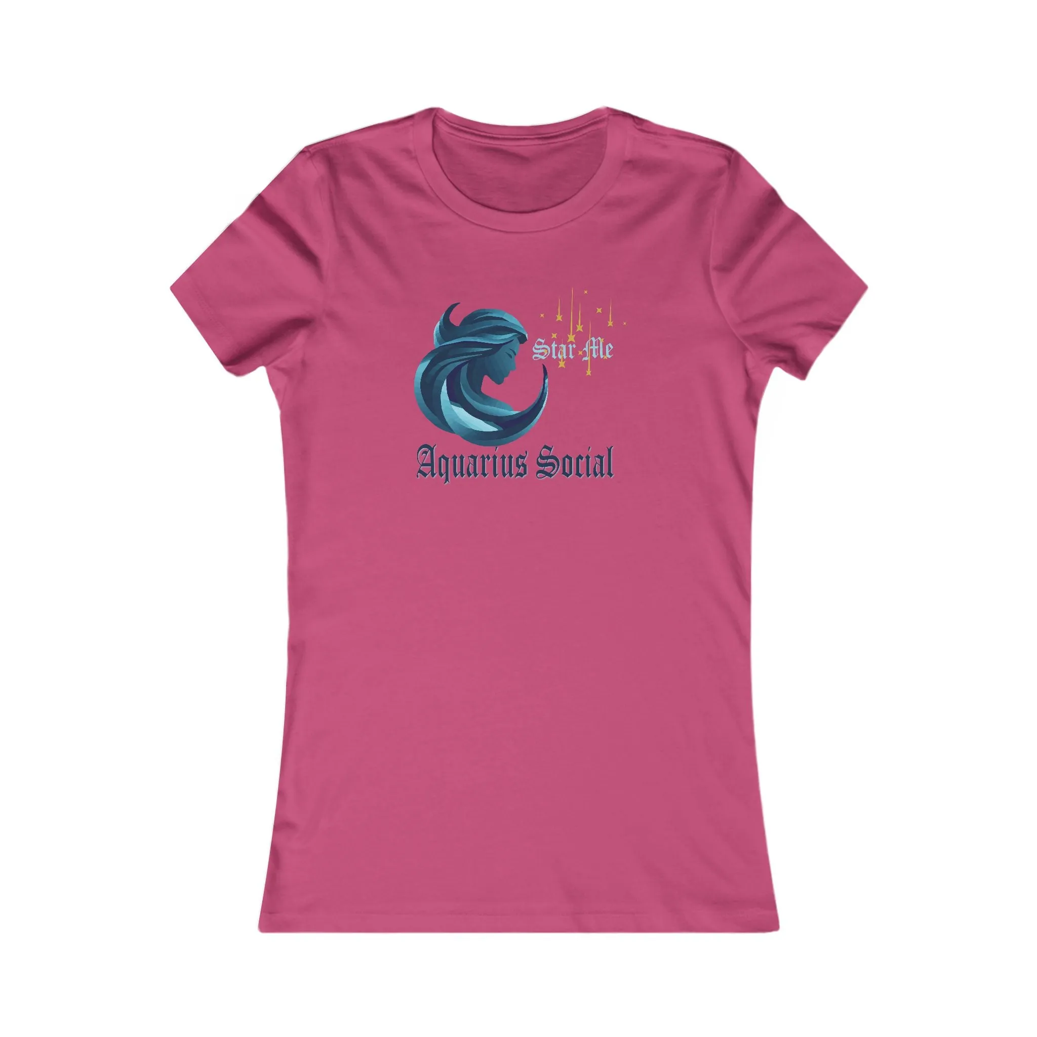 Elegant Women's Favorite Tee - Aquarius Social