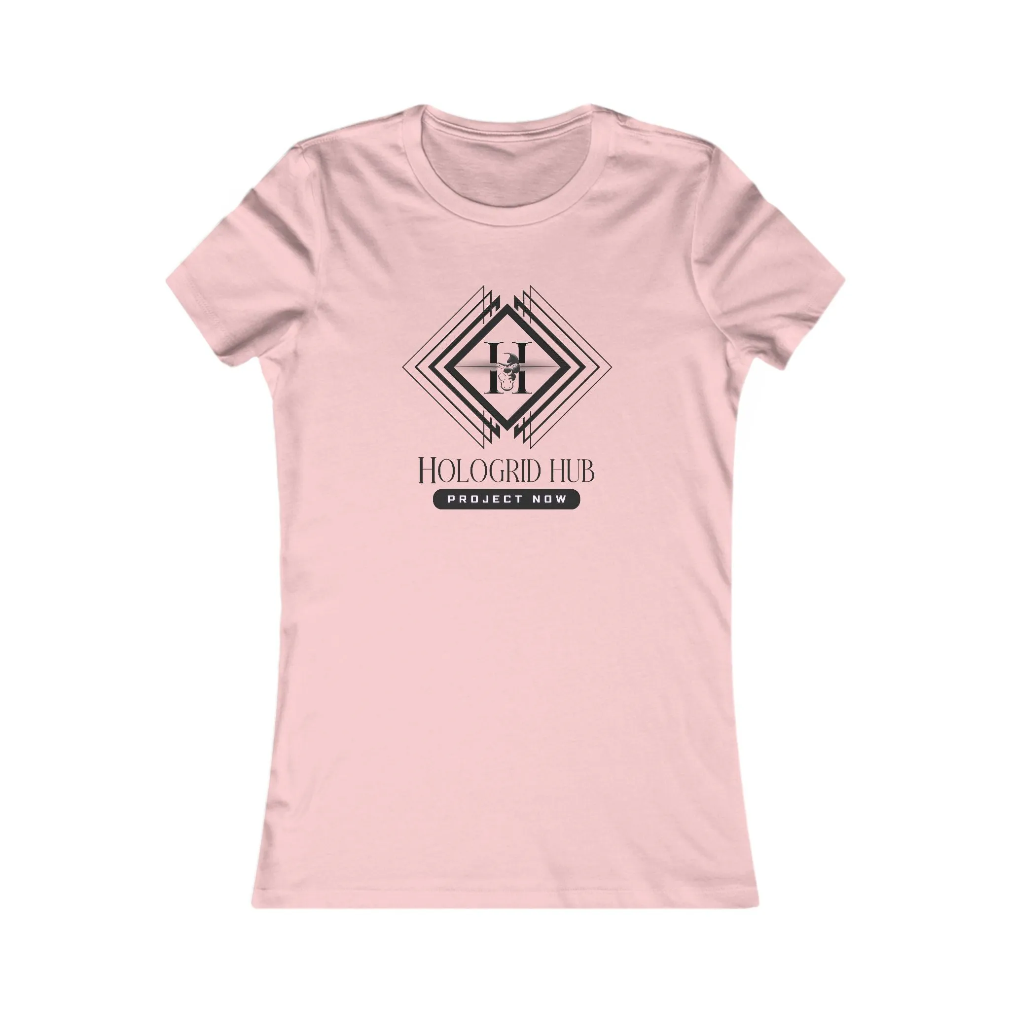 Elegant Women's Favorite Tee - Hologrid Hub Black