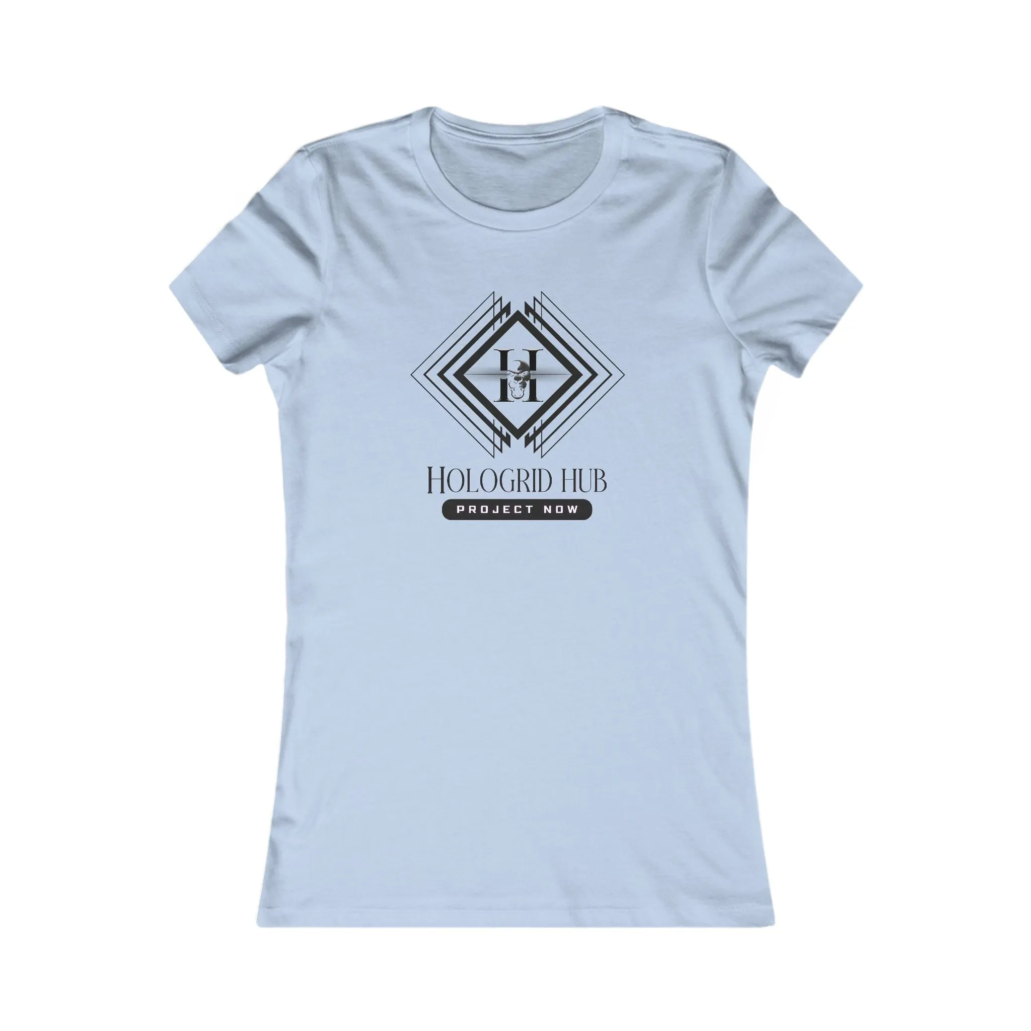 Elegant Women's Favorite Tee - Hologrid Hub Black