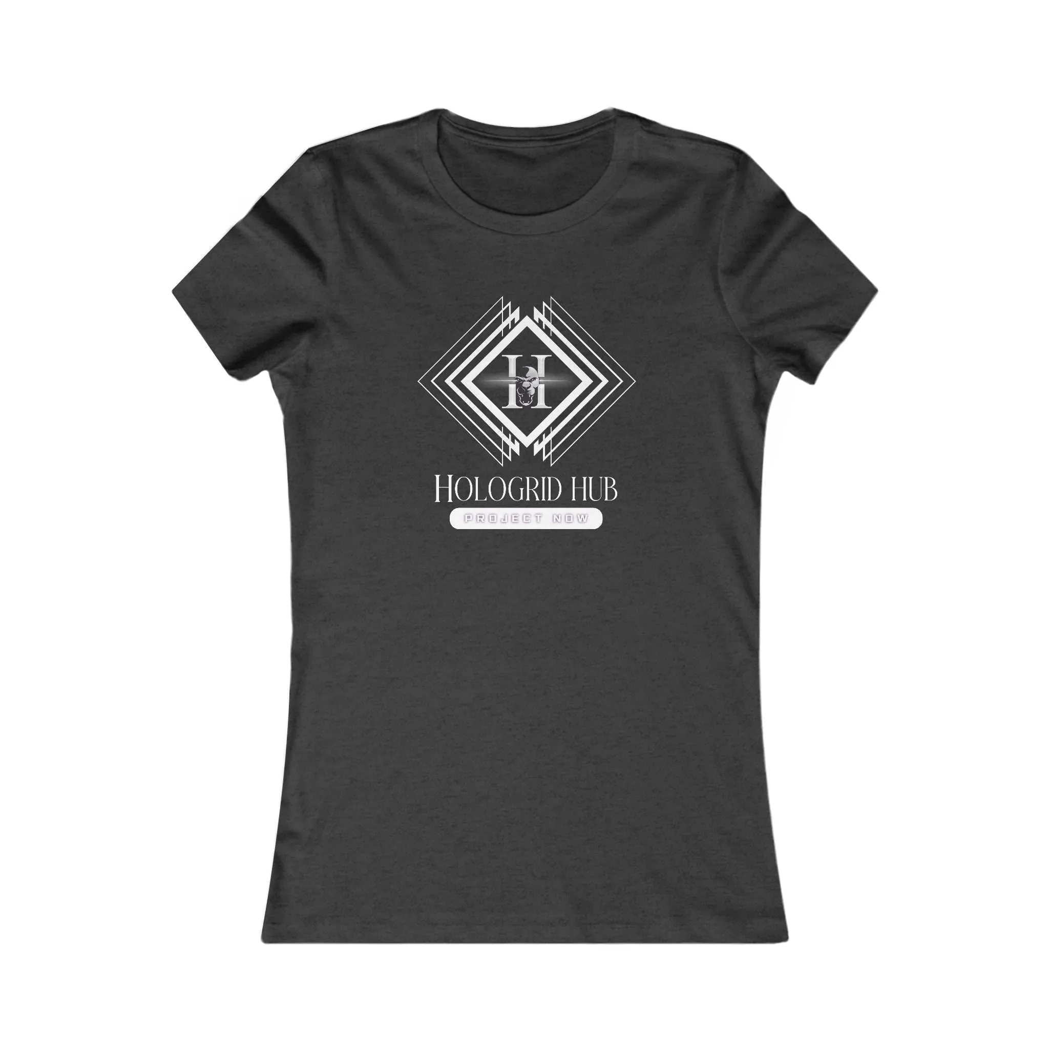 Elegant Women's Favorite Tee - Hologrid Hub White