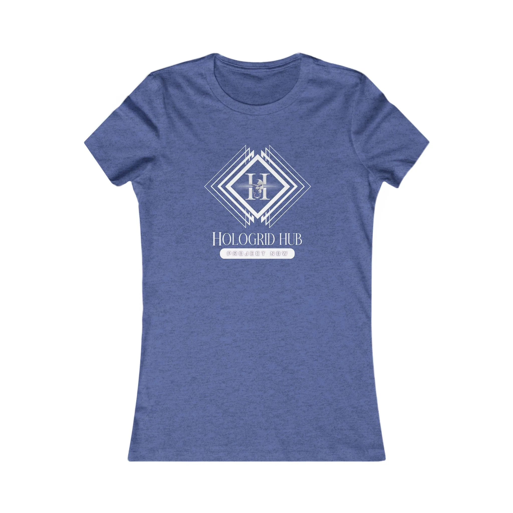 Elegant Women's Favorite Tee - Hologrid Hub White
