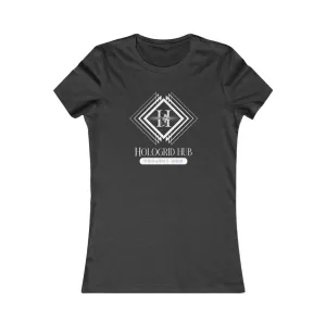 Elegant Women's Favorite Tee - Hologrid Hub White