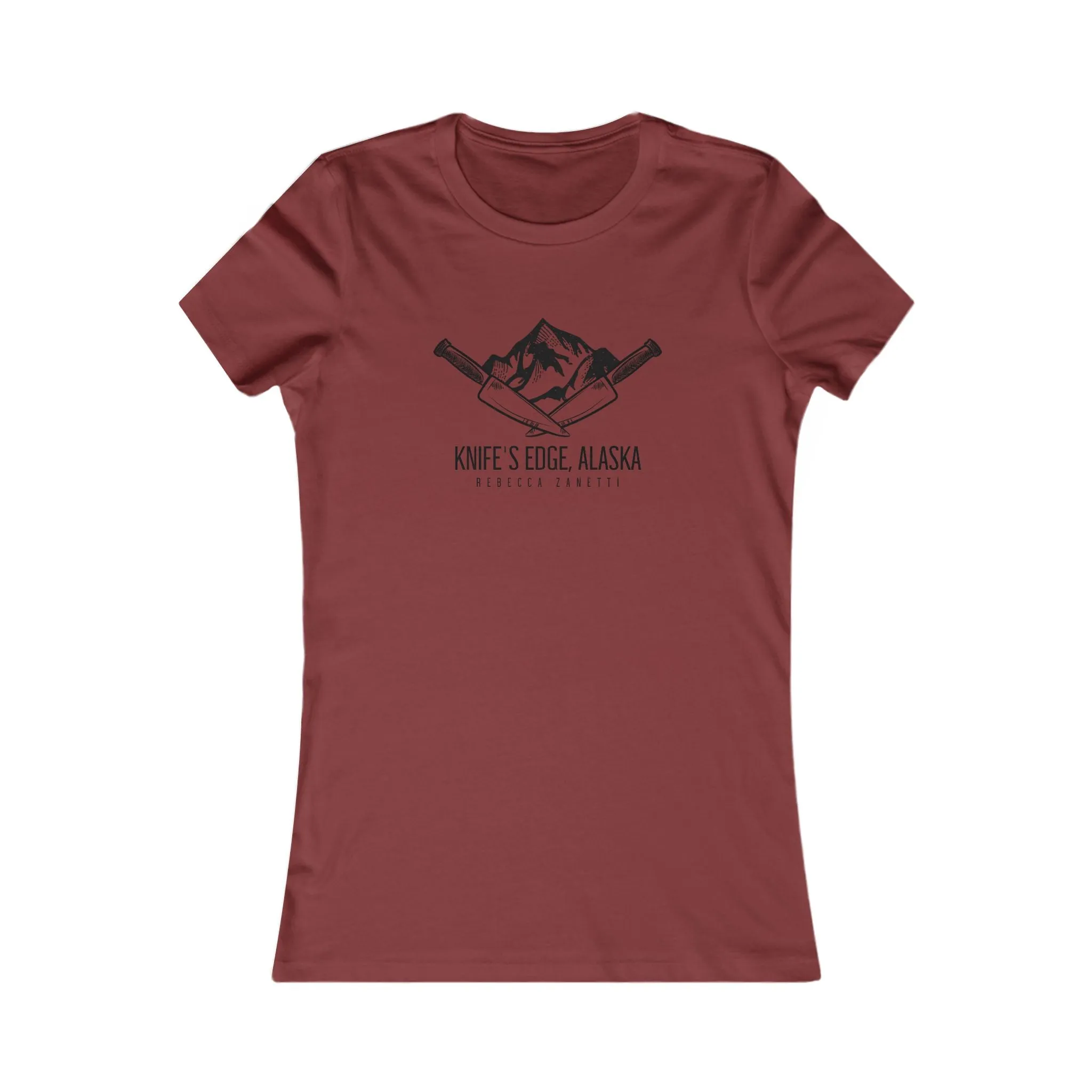 Elegant Women's Favorite Tee - Knife's Edge, Alaska