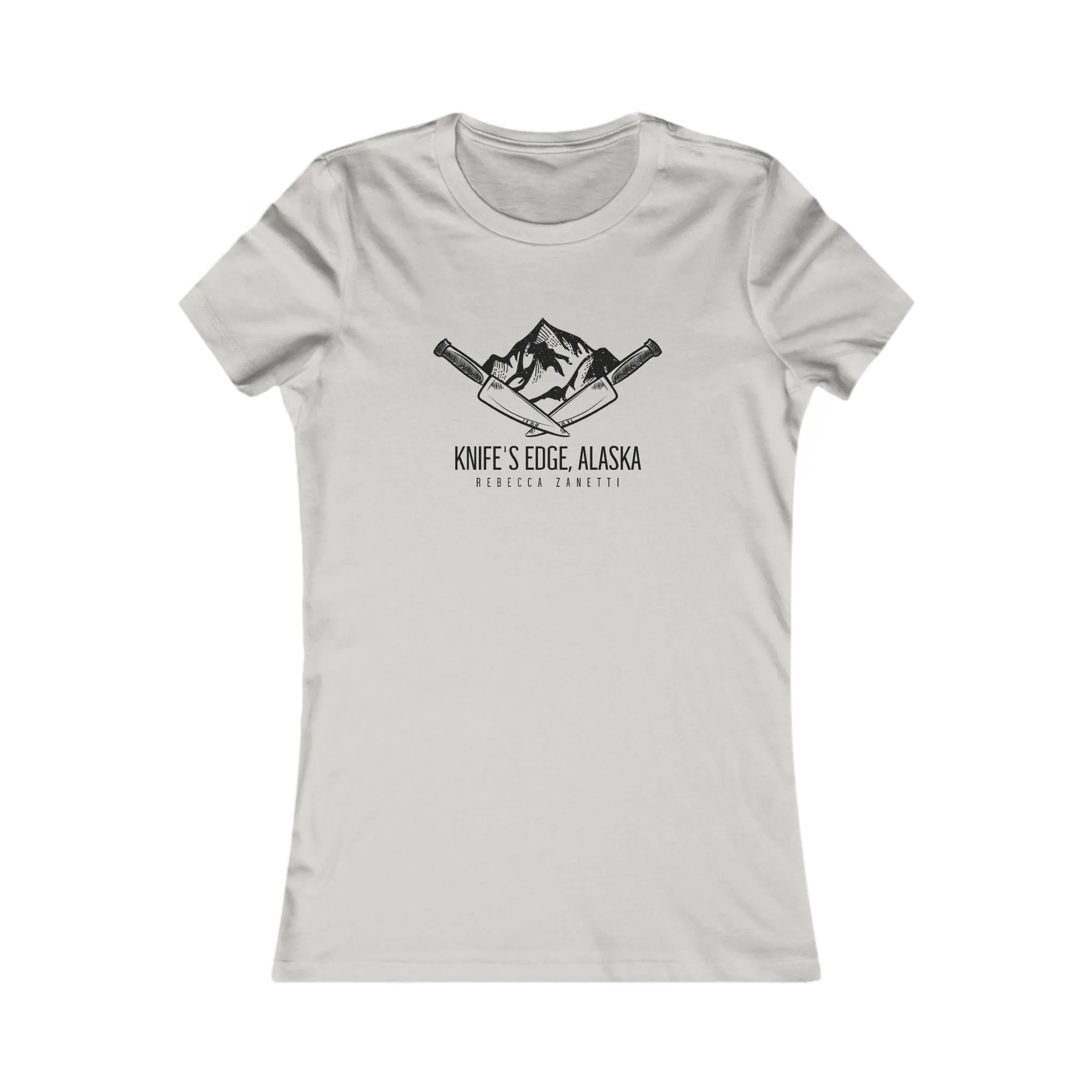 Elegant Women's Favorite Tee - Knife's Edge, Alaska