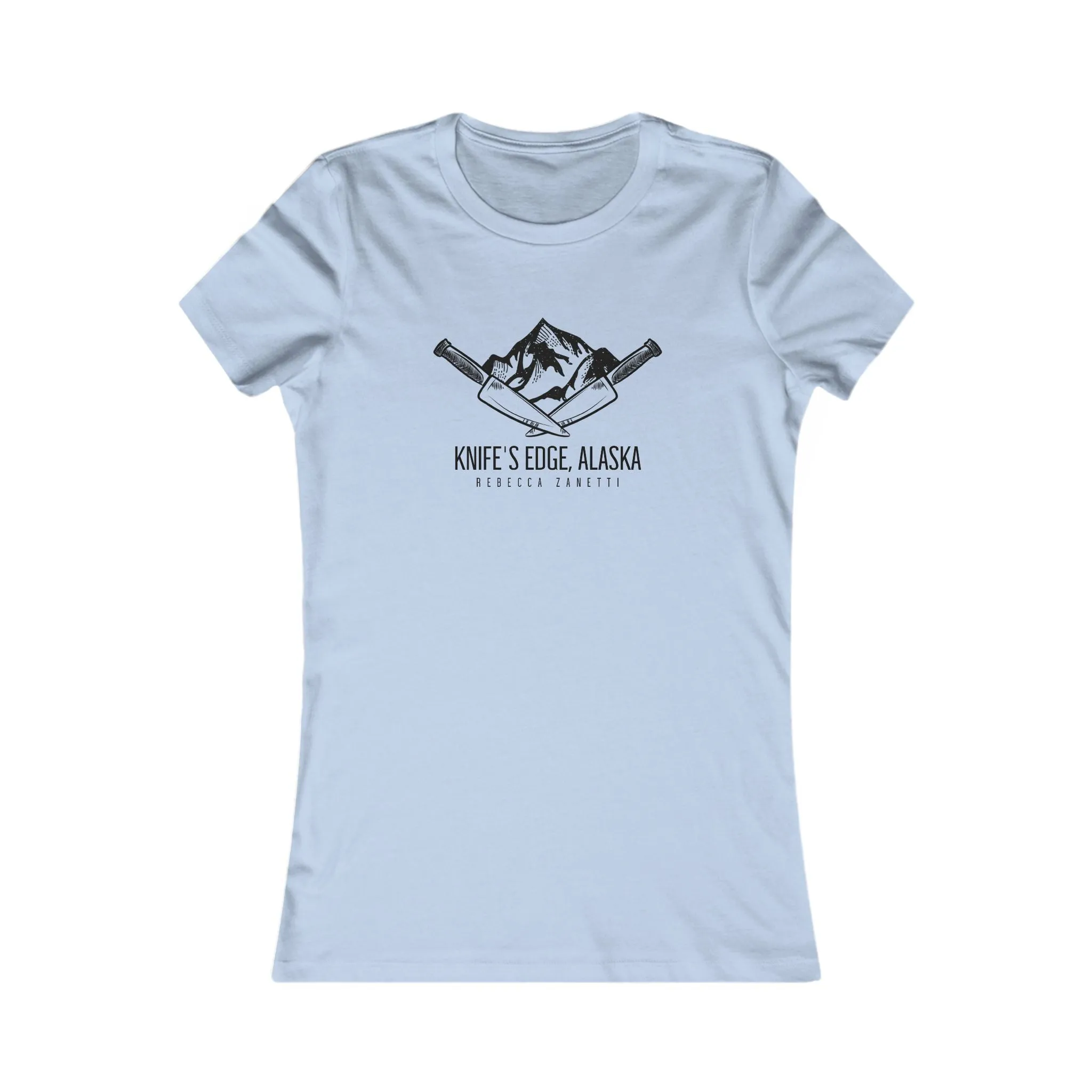 Elegant Women's Favorite Tee - Knife's Edge, Alaska