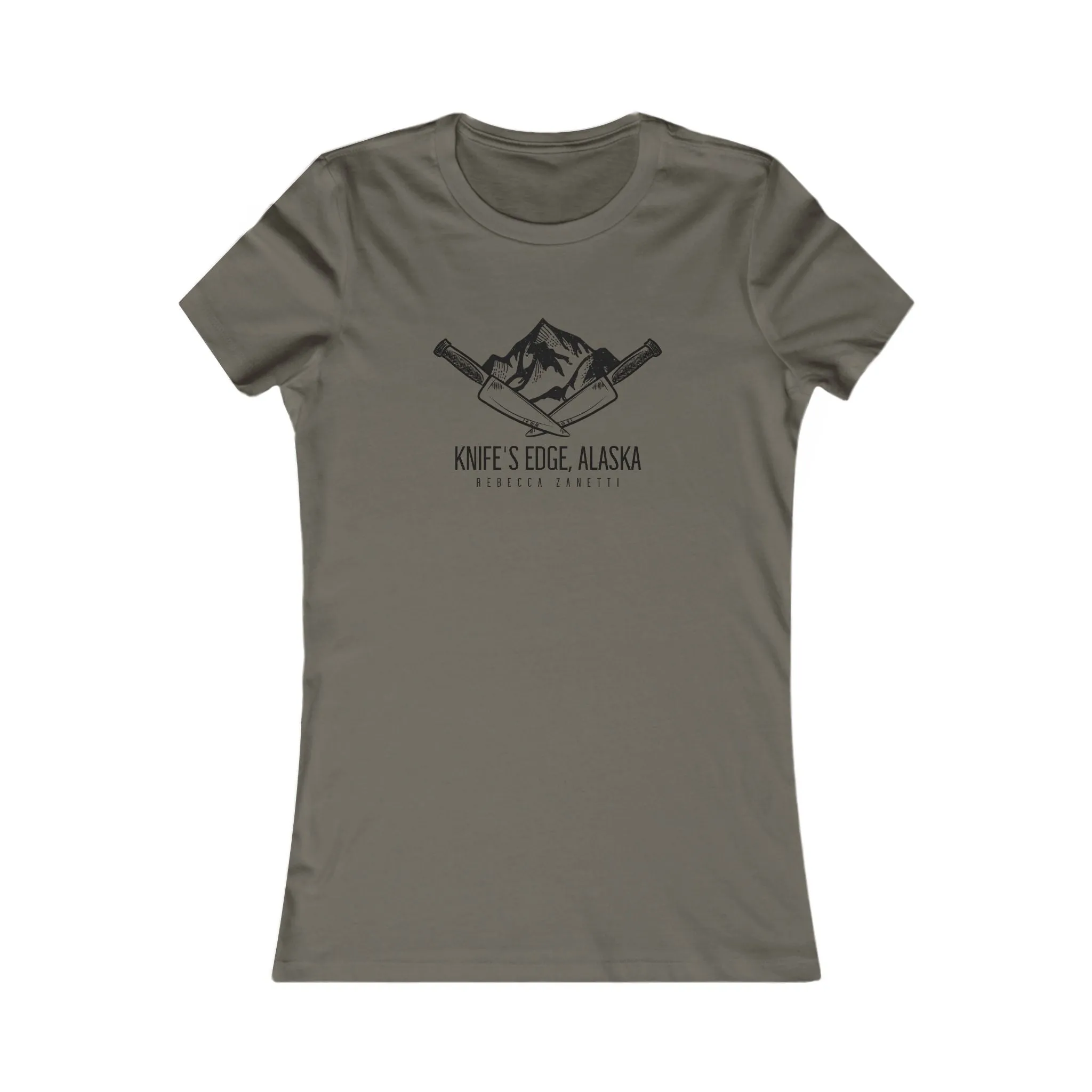 Elegant Women's Favorite Tee - Knife's Edge, Alaska