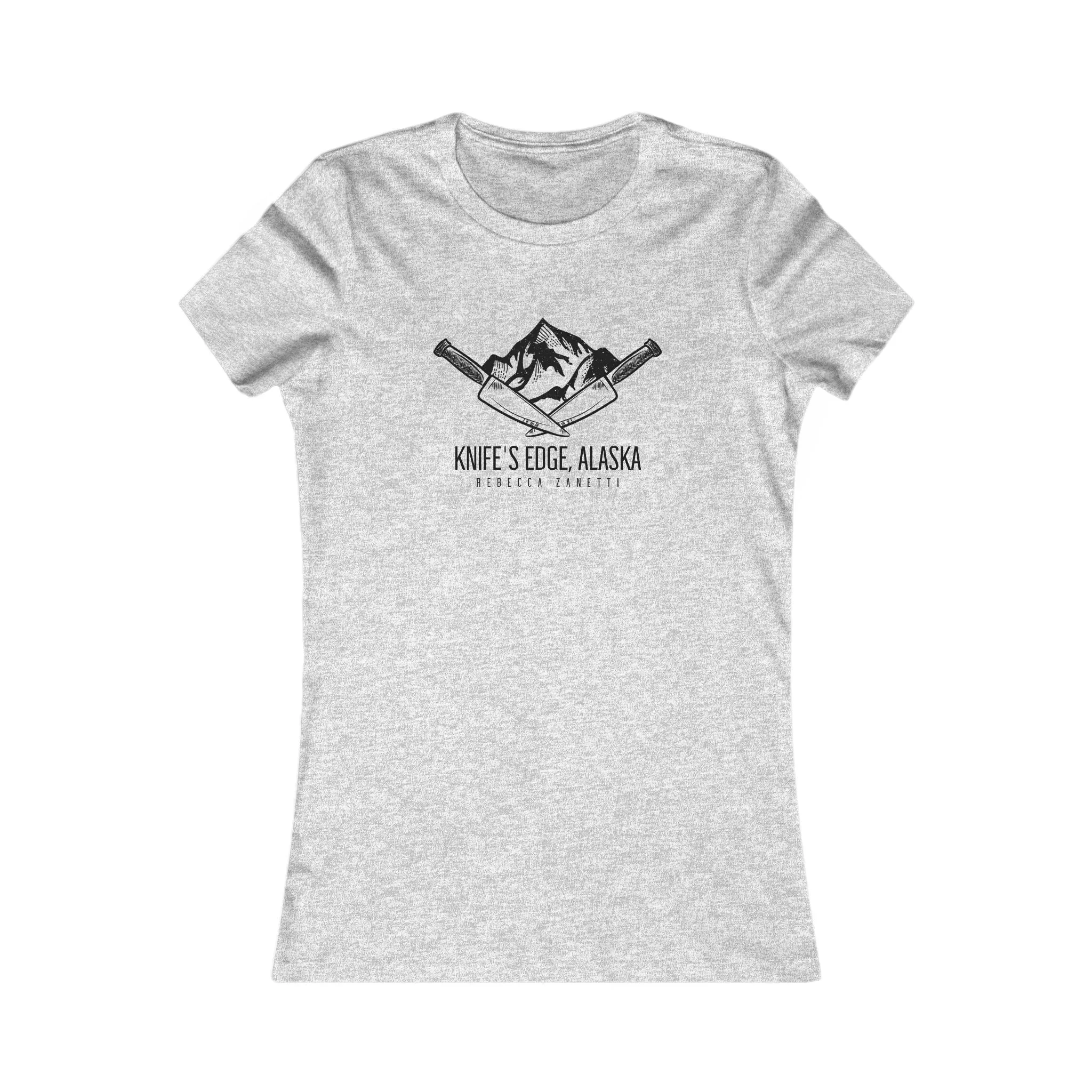 Elegant Women's Favorite Tee - Knife's Edge, Alaska