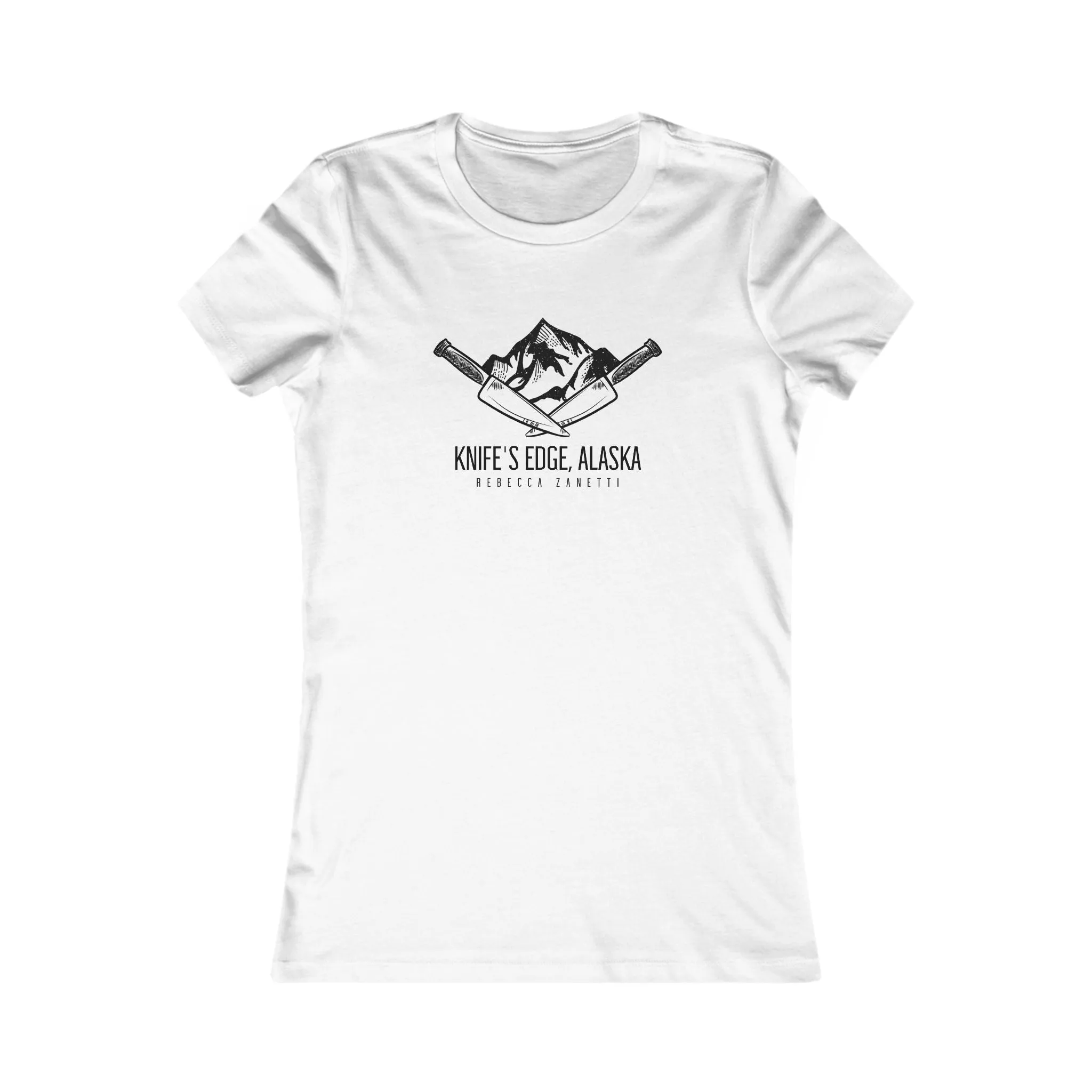 Elegant Women's Favorite Tee - Knife's Edge, Alaska