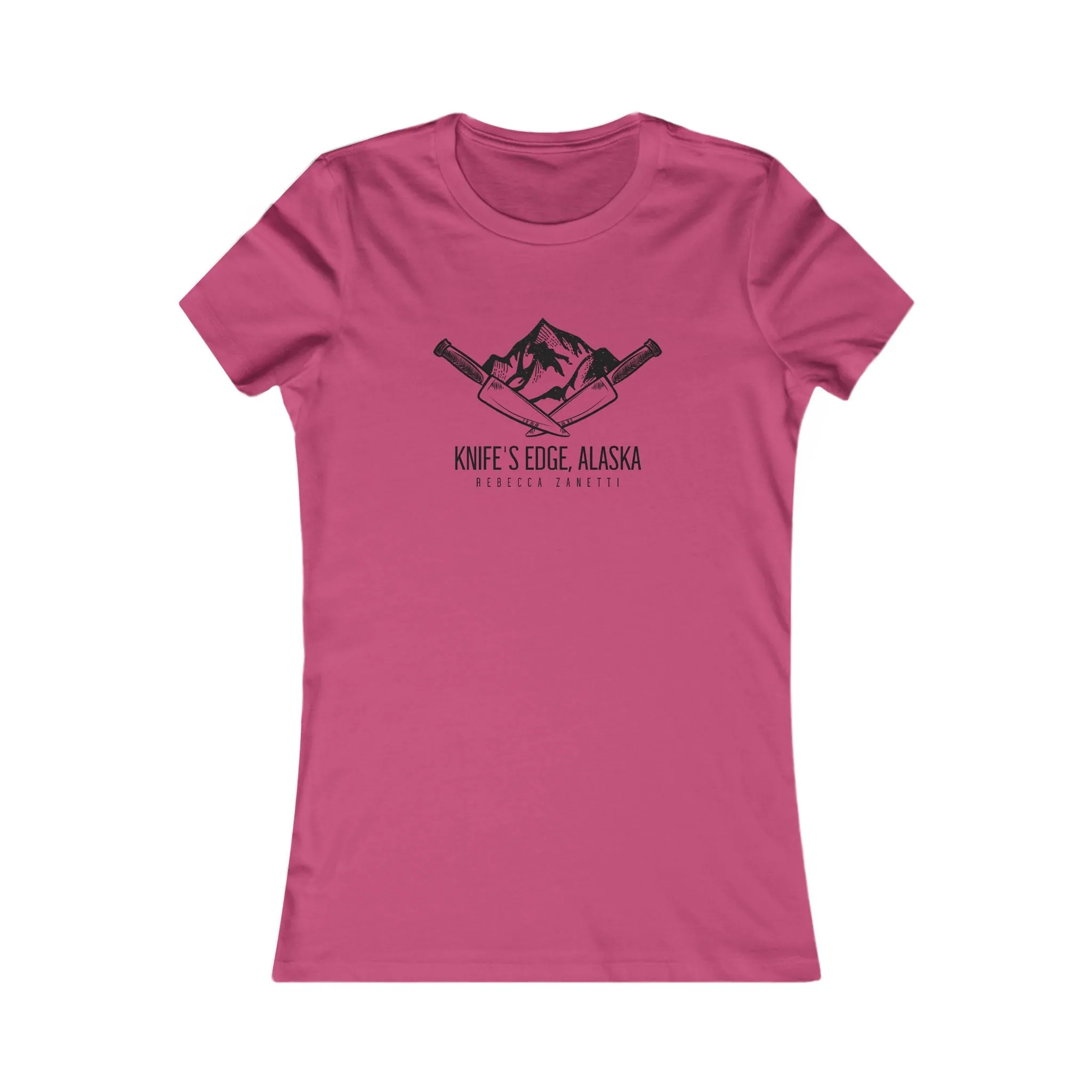 Elegant Women's Favorite Tee - Knife's Edge, Alaska